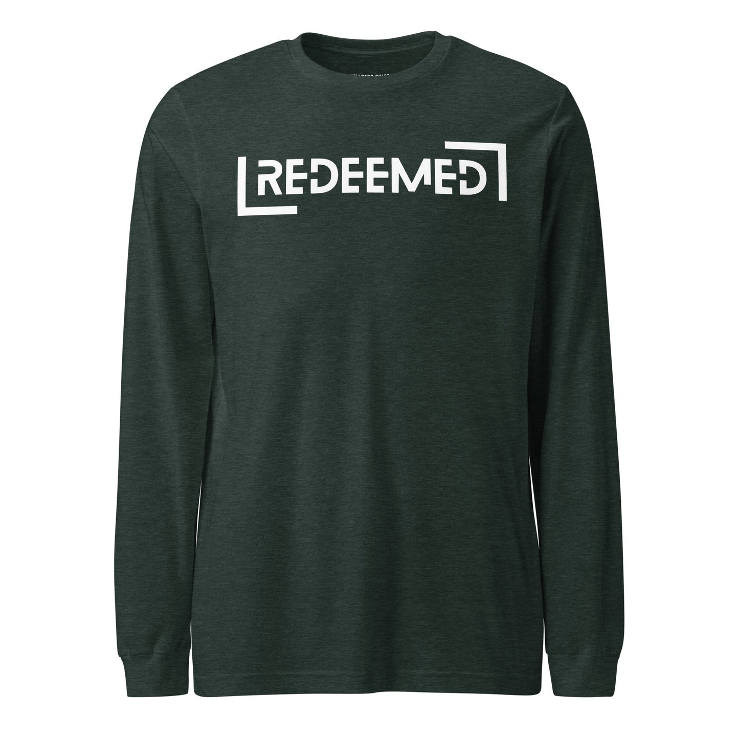Redeemed Unisex Long Sleeve Tee - Faith Based Apparel - Wellness Shine - Wellness Shine