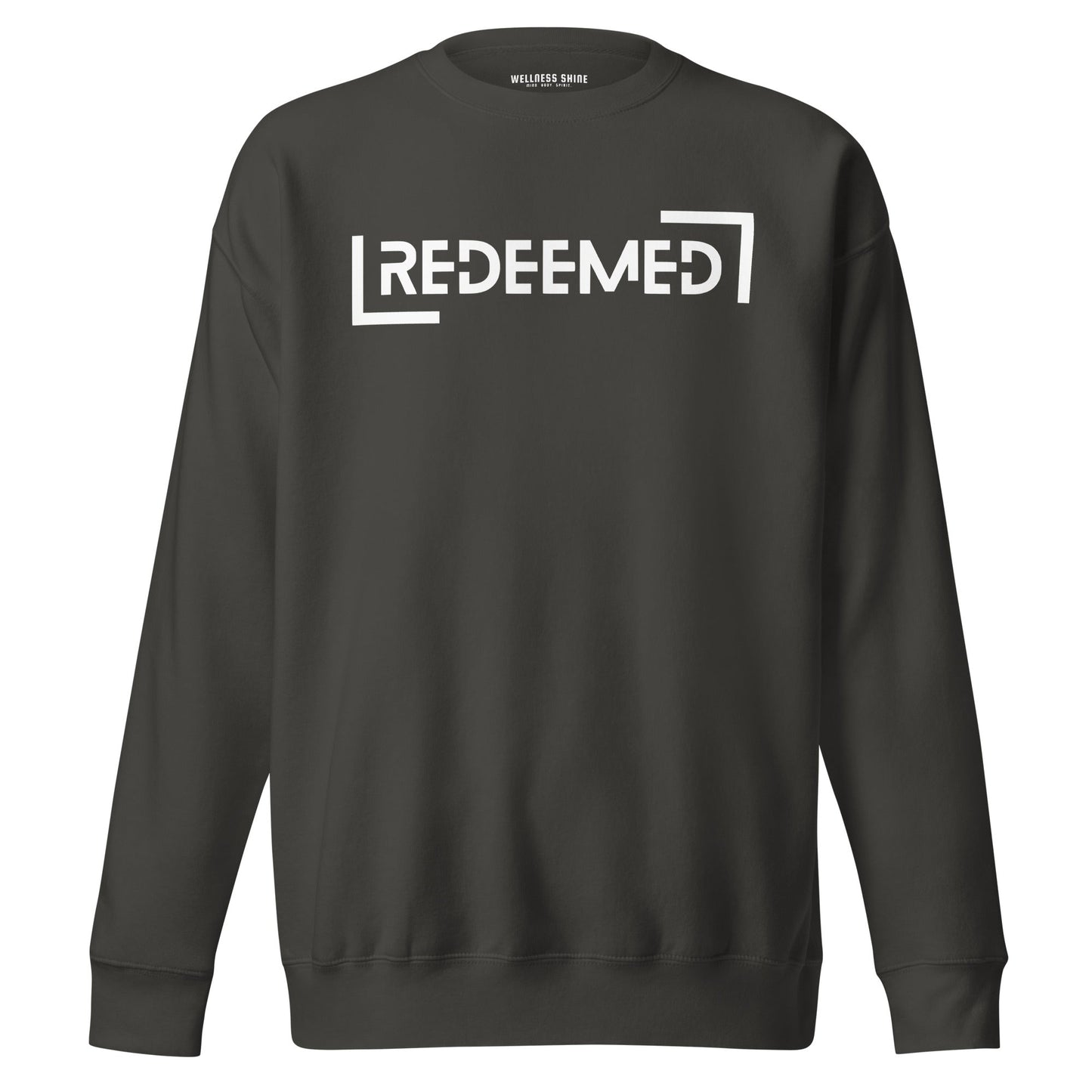Redeemed Unisex Premium Sweatshirt - Faith Based Apparel - Wellness Shine - Wellness Shine