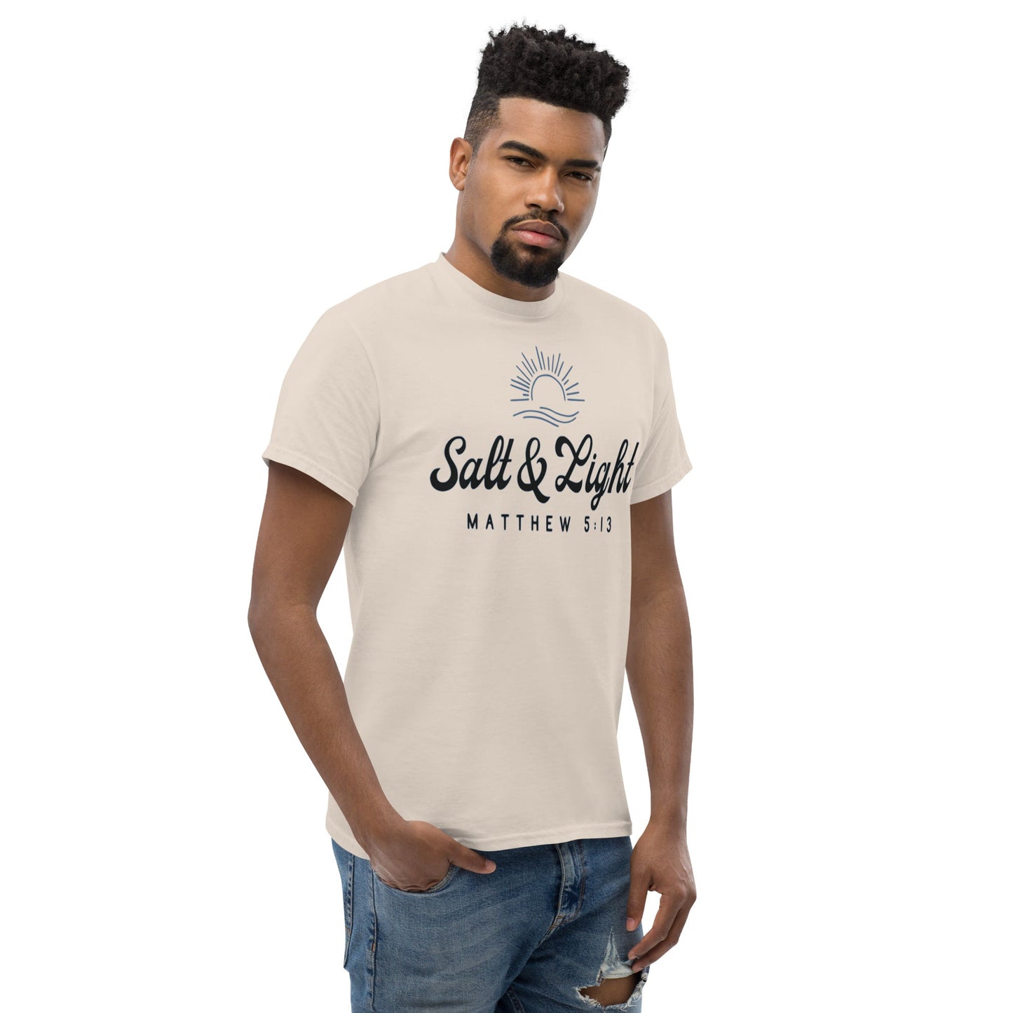 Salt & Light Christian Shirt, Bible Versed Tee, Gift - Christianity, Christianity Apparel, Jesus - Christian, Christianity Faith Shirt - Wellness Shine