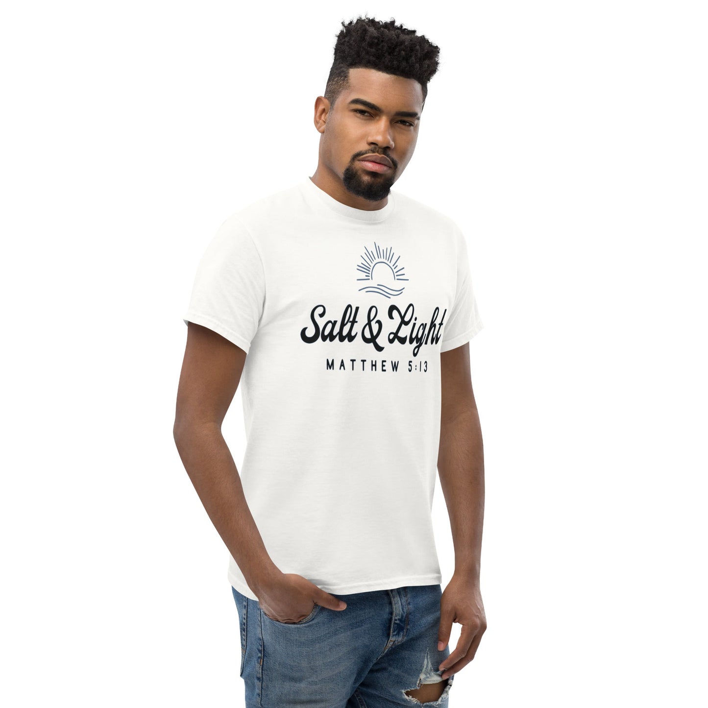 Salt & Light Christian Shirt, Bible Versed Tee, Gift - Christianity, Christianity Apparel, Jesus - Christian, Christianity Faith Shirt - Wellness Shine