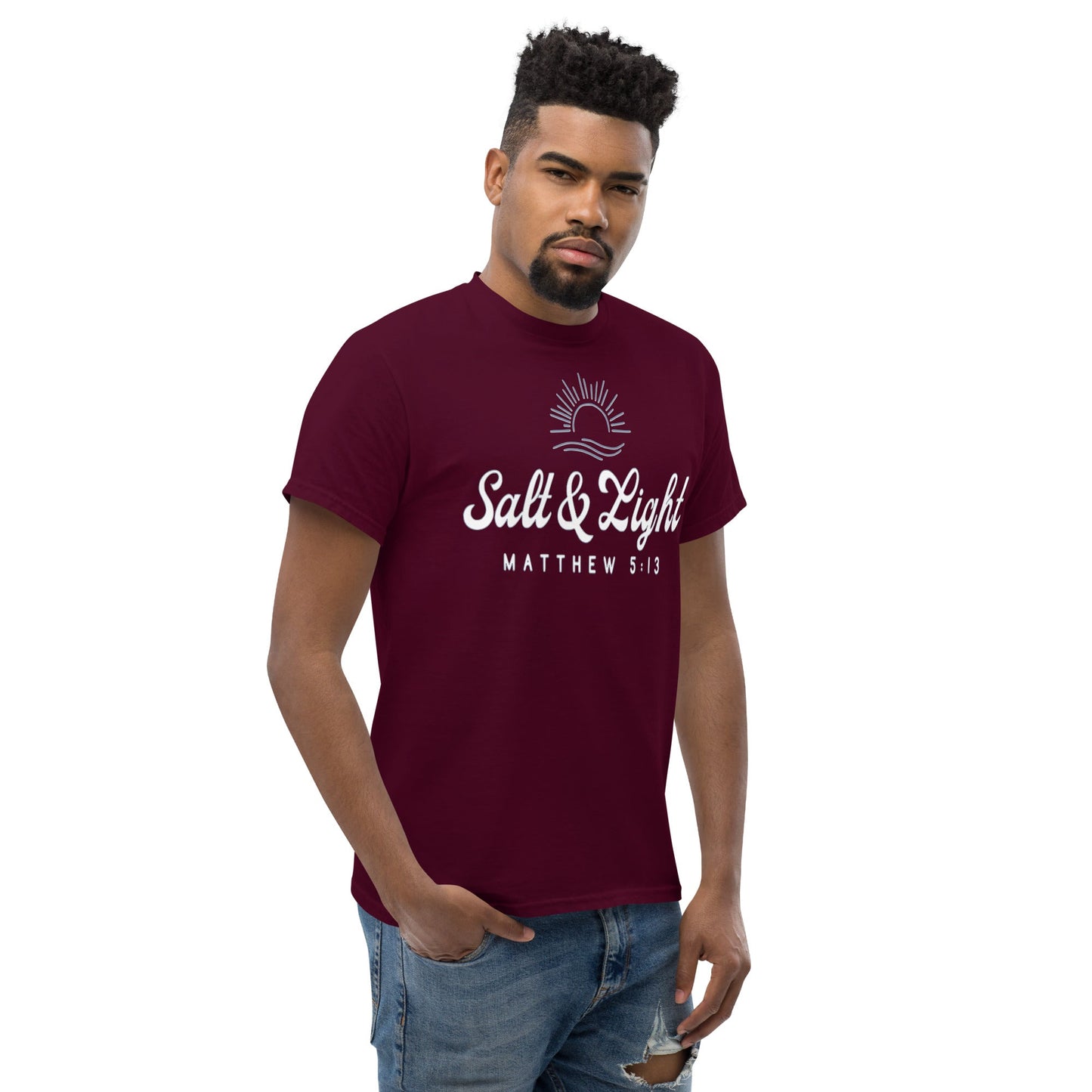 Salt & Light Christian Shirt, Bible Versed Tee, Gift - Christianity, Christianity Apparel, Jesus - Christian, Christianity Faith Shirt - Wellness Shine