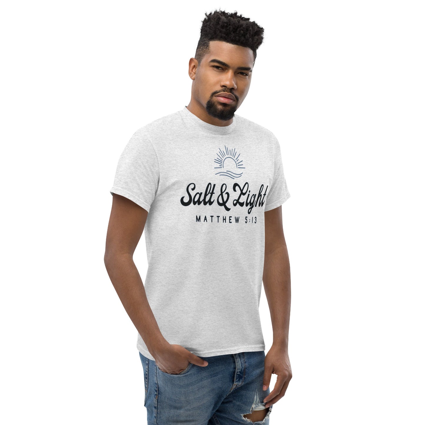 Salt & Light Christian Shirt, Bible Versed Tee, Gift - Christianity, Christianity Apparel, Jesus - Christian, Christianity Faith Shirt - Wellness Shine