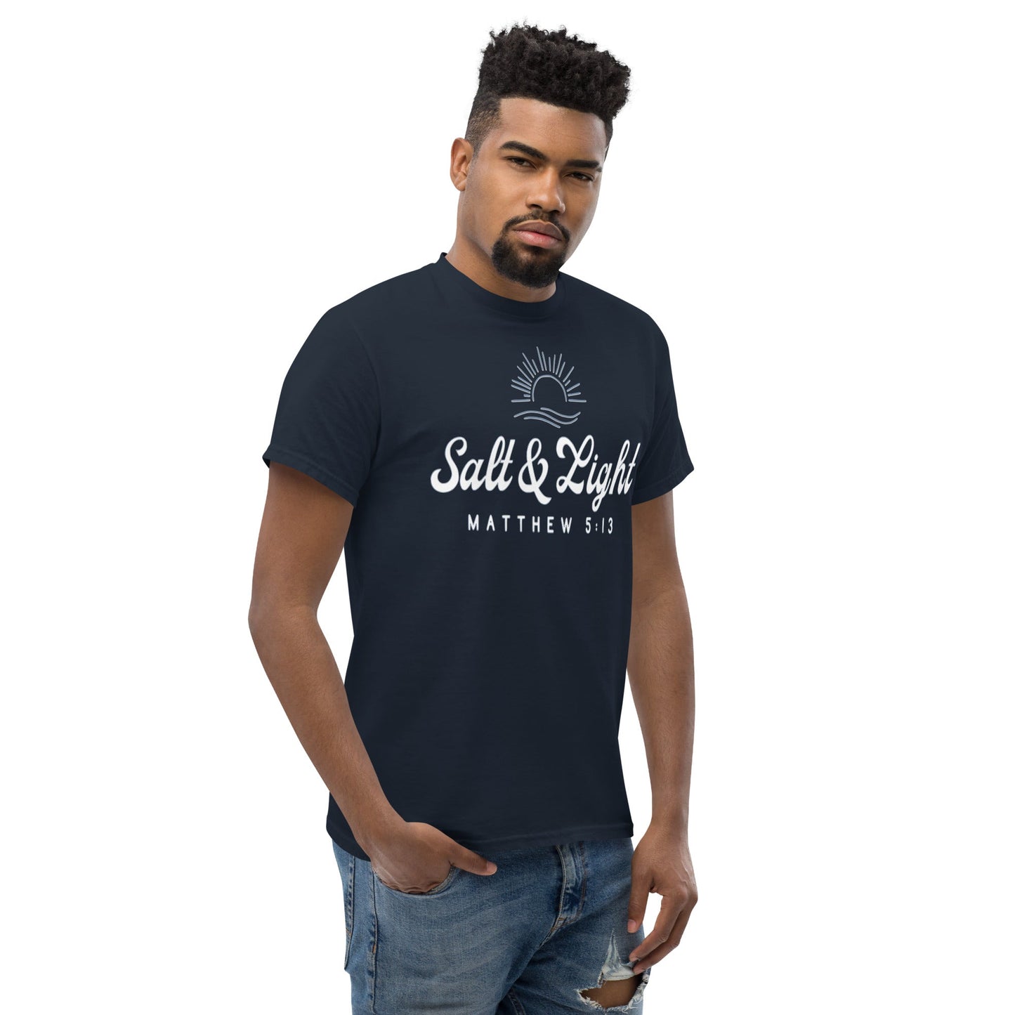 Salt & Light Christian Shirt, Bible Versed Tee, Gift - Christianity, Christianity Apparel, Jesus - Christian, Christianity Faith Shirt - Wellness Shine
