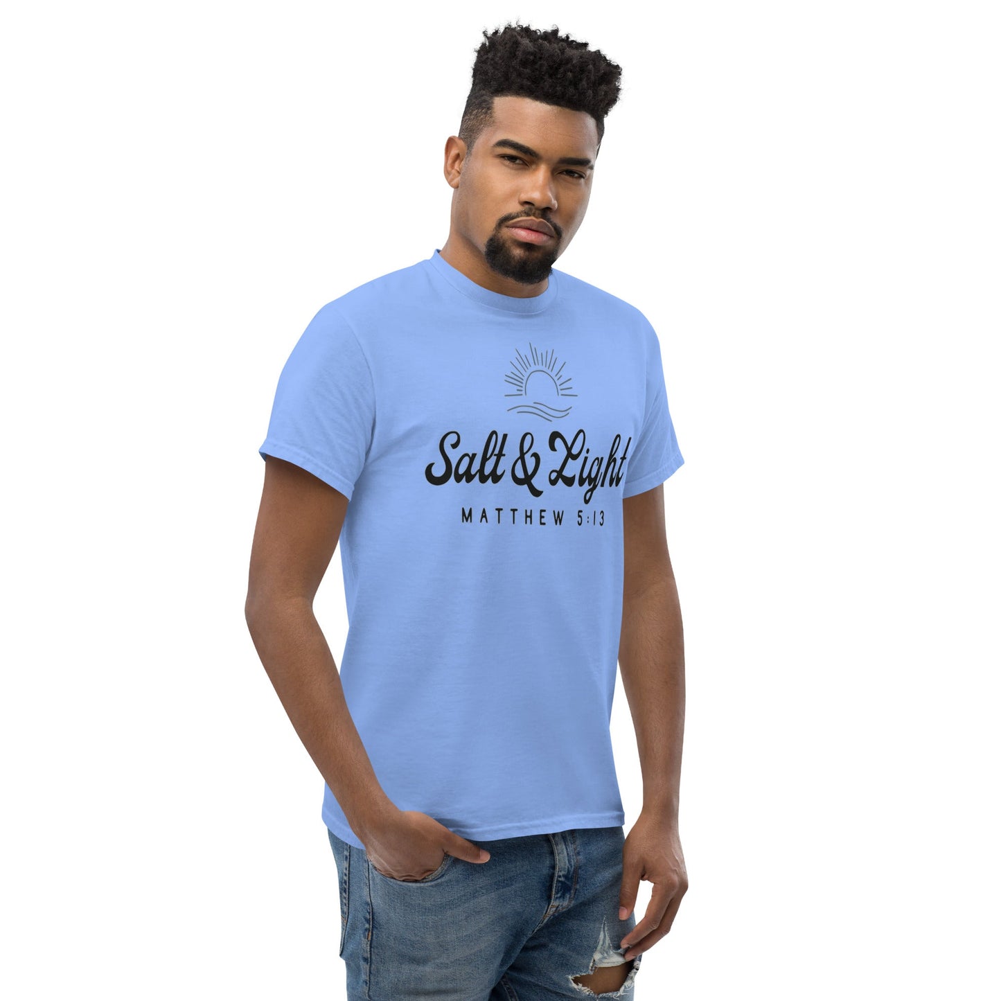 Salt & Light Christian Shirt, Bible Versed Tee, Gift - Christianity, Christianity Apparel, Jesus - Christian, Christianity Faith Shirt - Wellness Shine