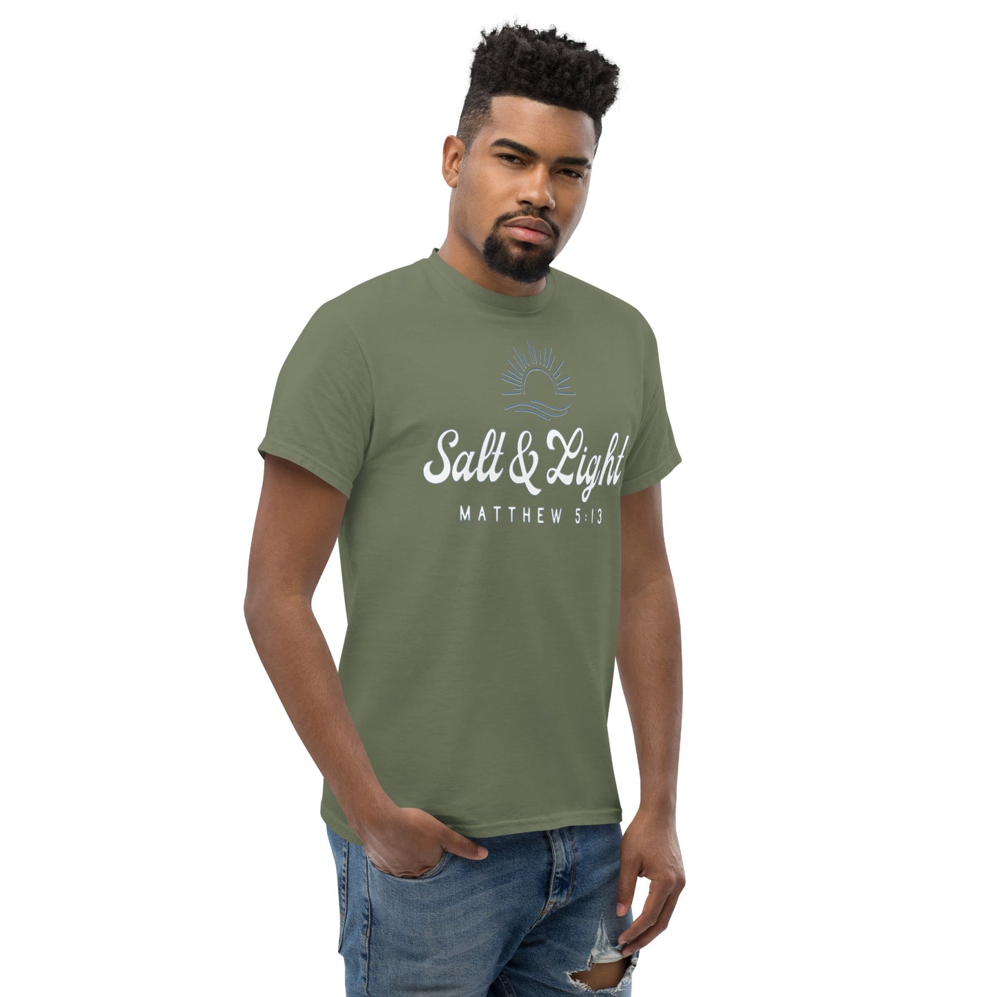 Salt & Light Christian Shirt, Bible Versed Tee, Gift - Christianity, Christianity Apparel, Jesus - Christian, Christianity Faith Shirt - Wellness Shine
