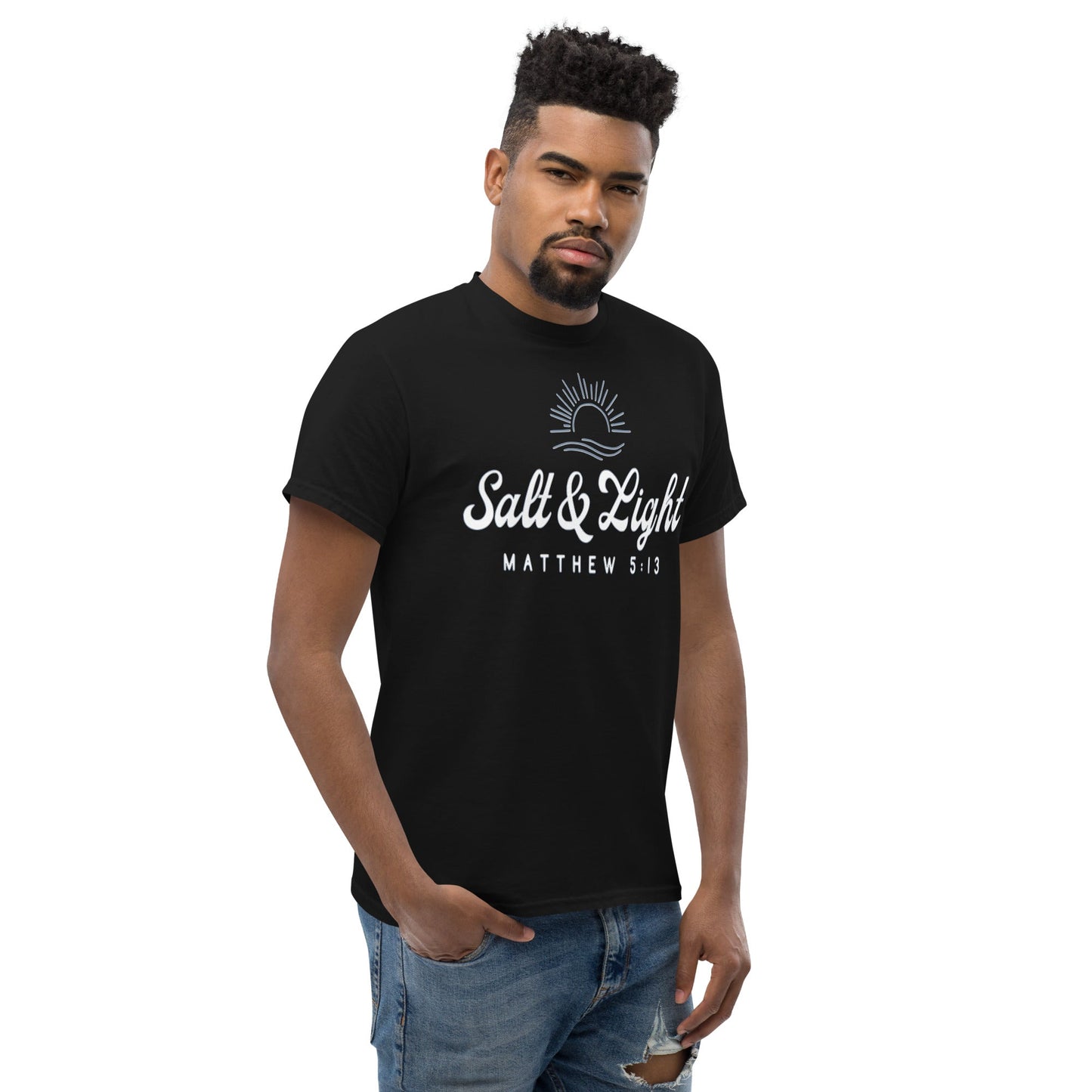 Salt & Light Christian Shirt, Bible Versed Tee, Gift - Christianity, Christianity Apparel, Jesus - Christian, Christianity Faith Shirt - Wellness Shine