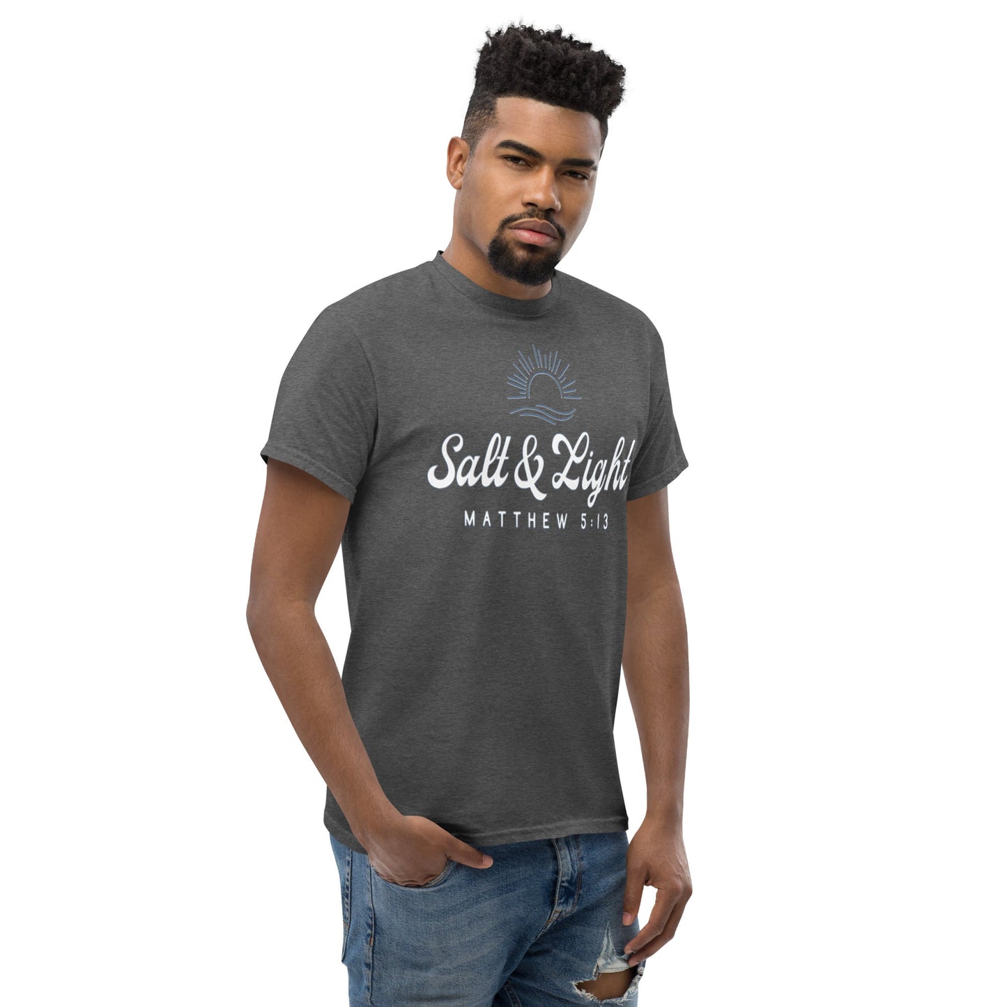 Salt & Light Christian Shirt, Bible Versed Tee, Gift - Christianity, Christianity Apparel, Jesus - Christian, Christianity Faith Shirt - Wellness Shine