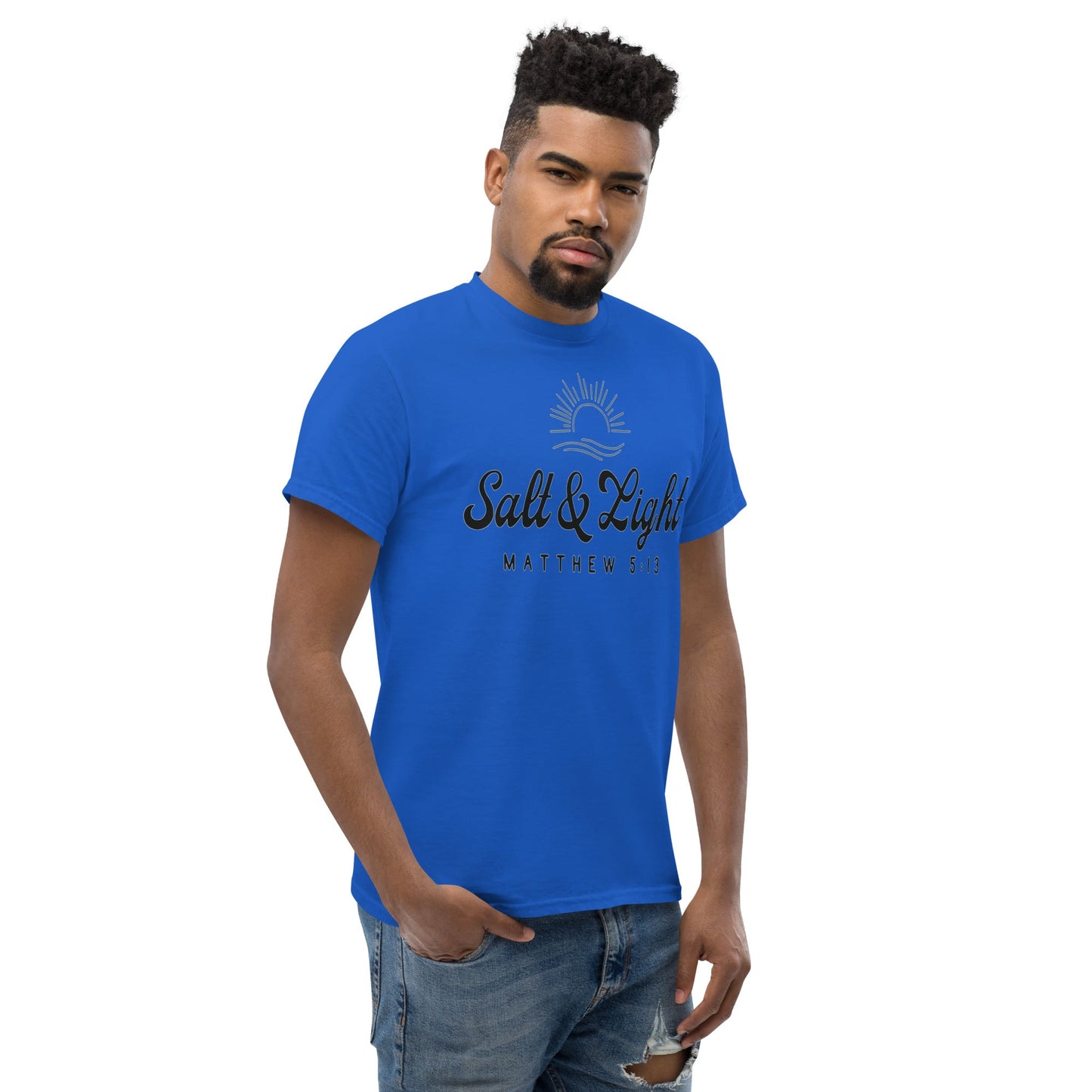 Salt & Light Christian Shirt, Bible Versed Tee, Gift - Christianity, Christianity Apparel, Jesus - Christian, Christianity Faith Shirt - Wellness Shine
