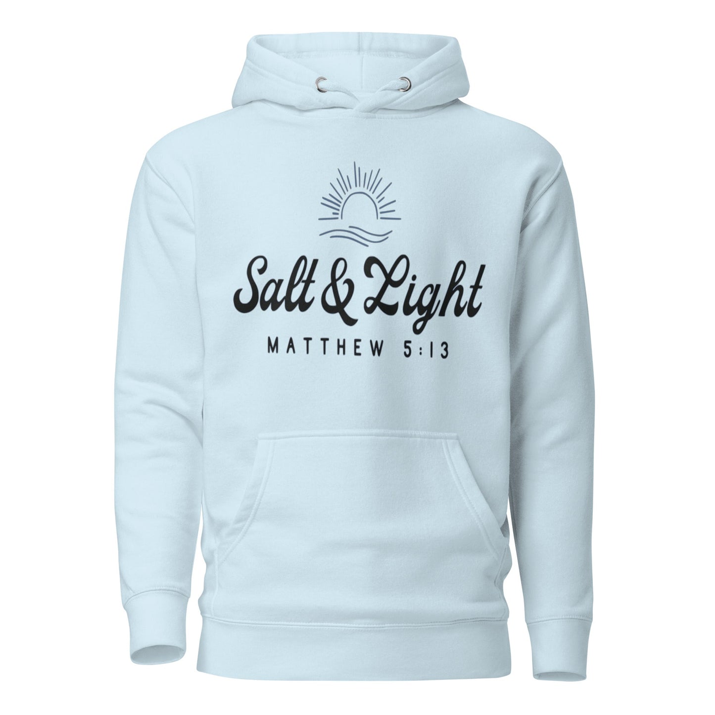 Salt & Light Unisex Hoodie - Faith Based Apparel - Wellness Shine - Wellness Shine