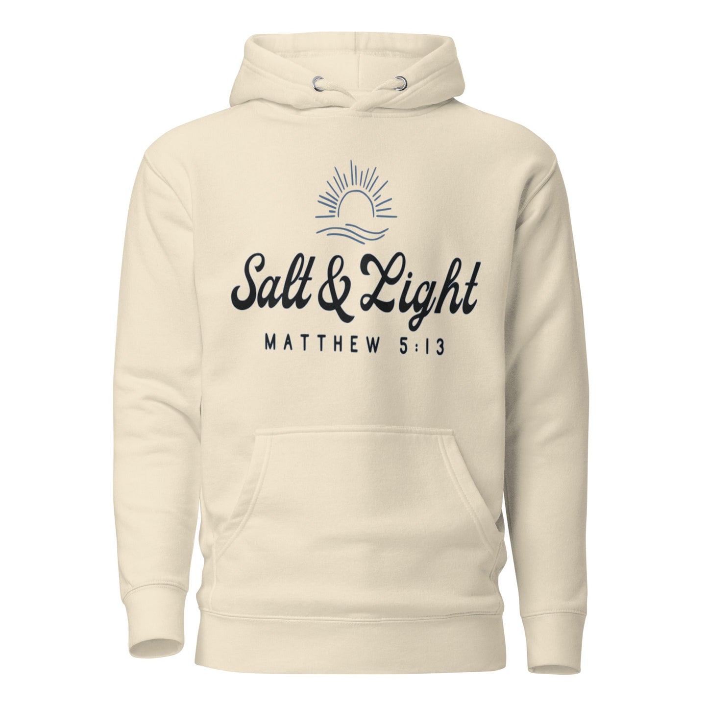 Salt & Light Unisex Hoodie - Faith Based Apparel - Wellness Shine - Wellness Shine