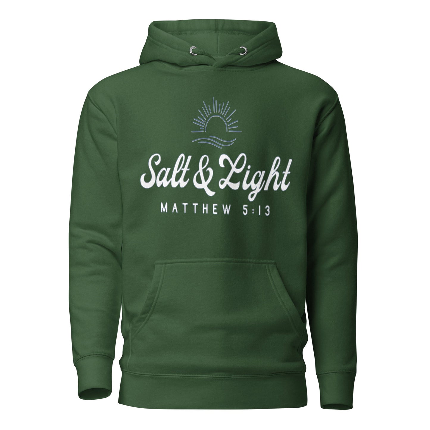 Salt & Light Unisex Hoodie - Faith Based Apparel - Wellness Shine - Wellness Shine