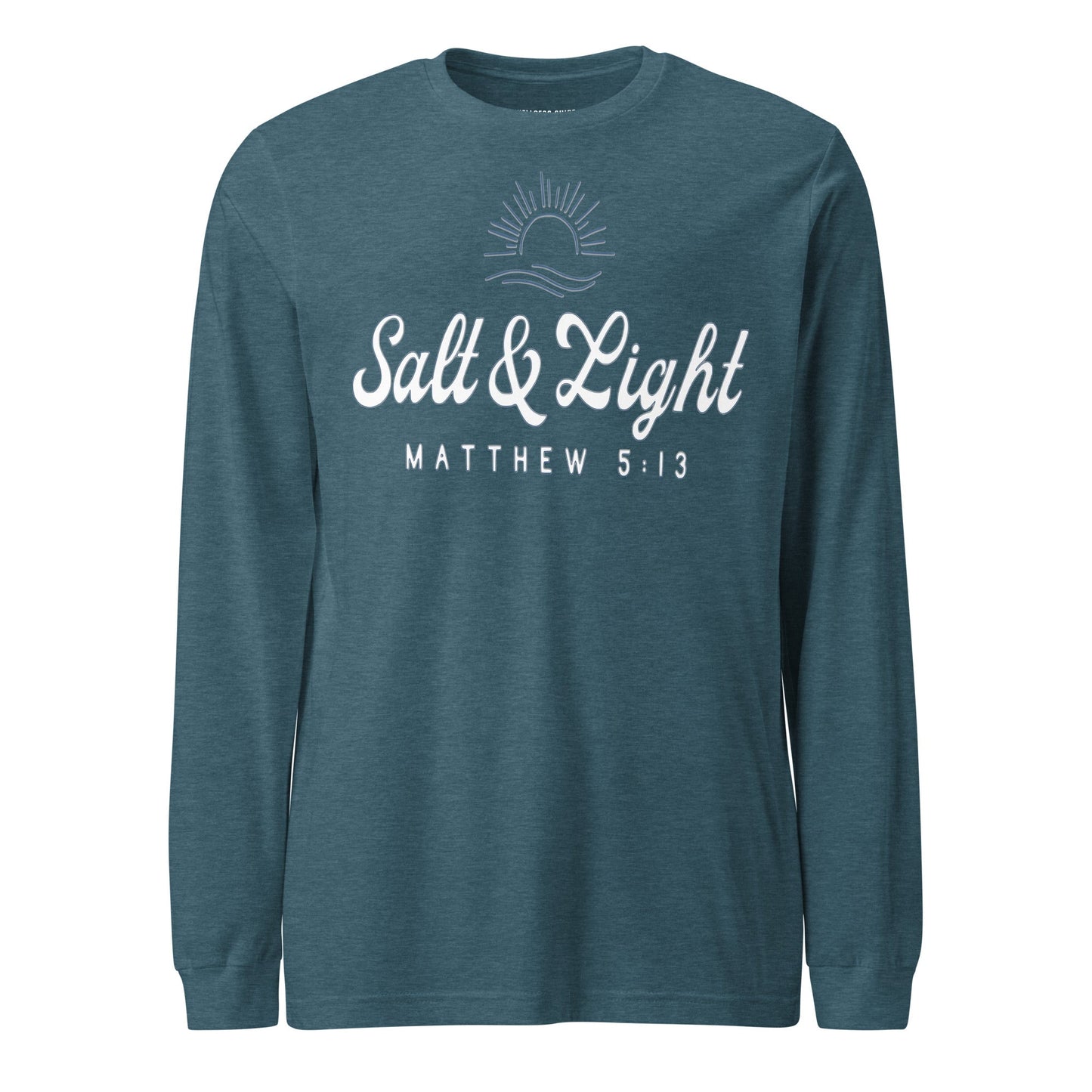 Salt & Light Unisex Long Sleeve Tee - Faith Based Apparel - Wellness Shine - Wellness Shine