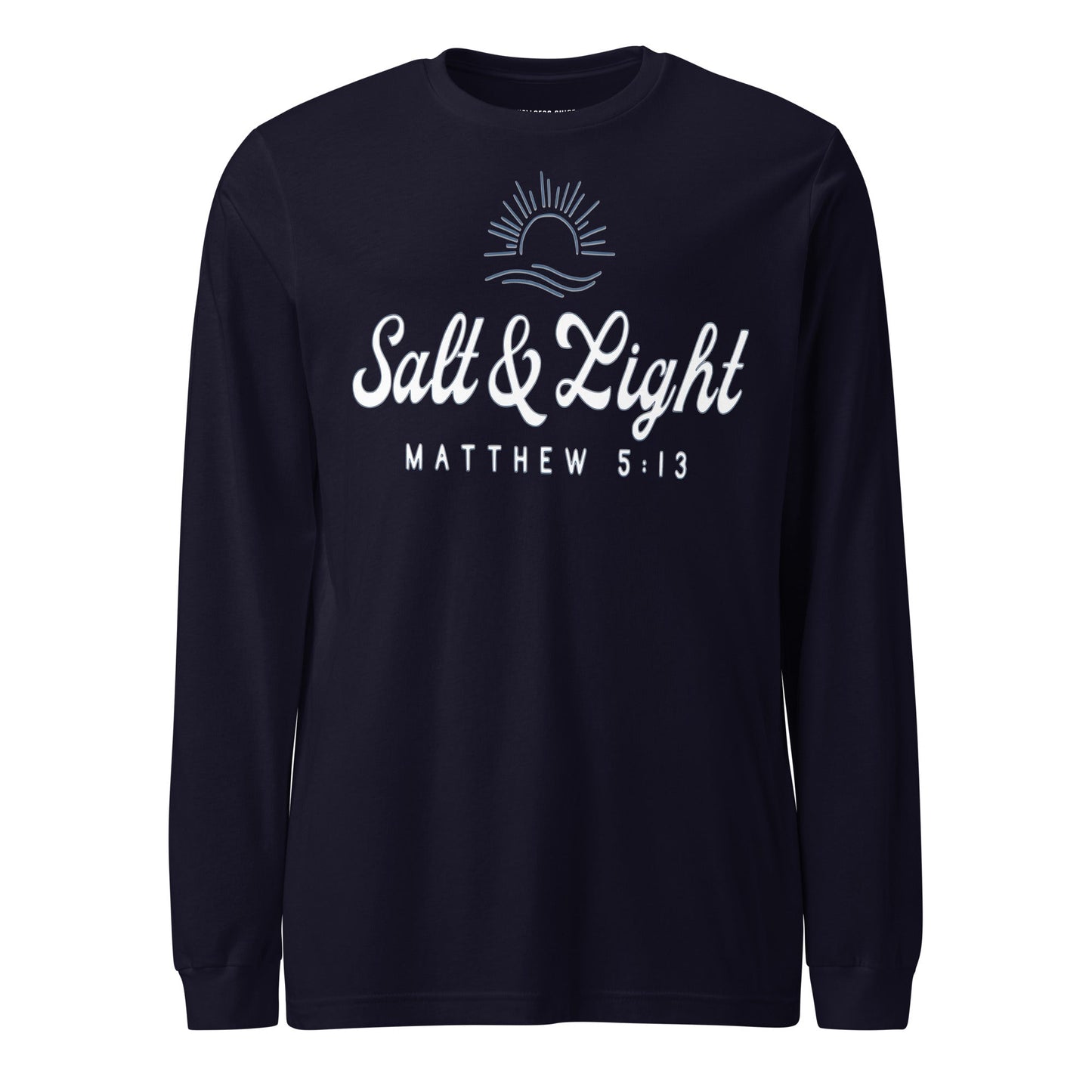 Salt & Light Unisex Long Sleeve Tee - Faith Based Apparel - Wellness Shine - Wellness Shine