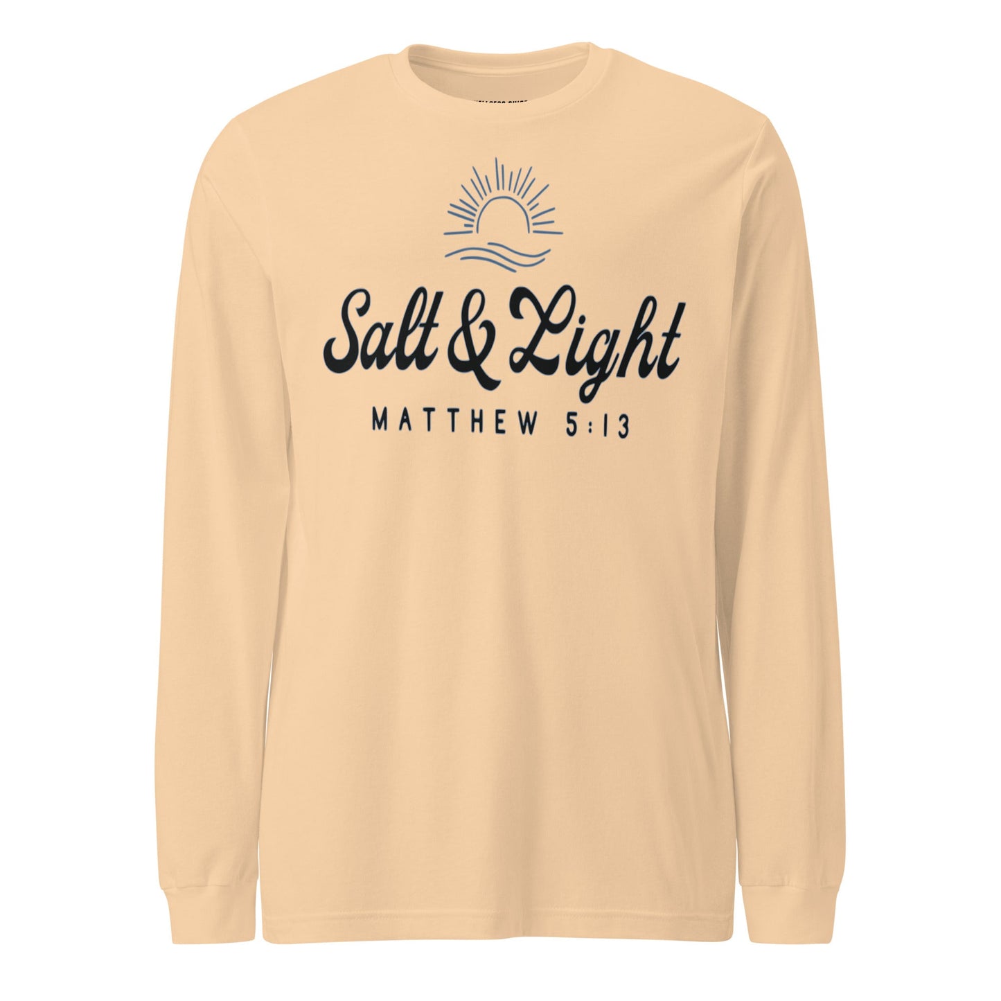 Salt & Light Unisex Long Sleeve Tee - Faith Based Apparel - Wellness Shine - Wellness Shine
