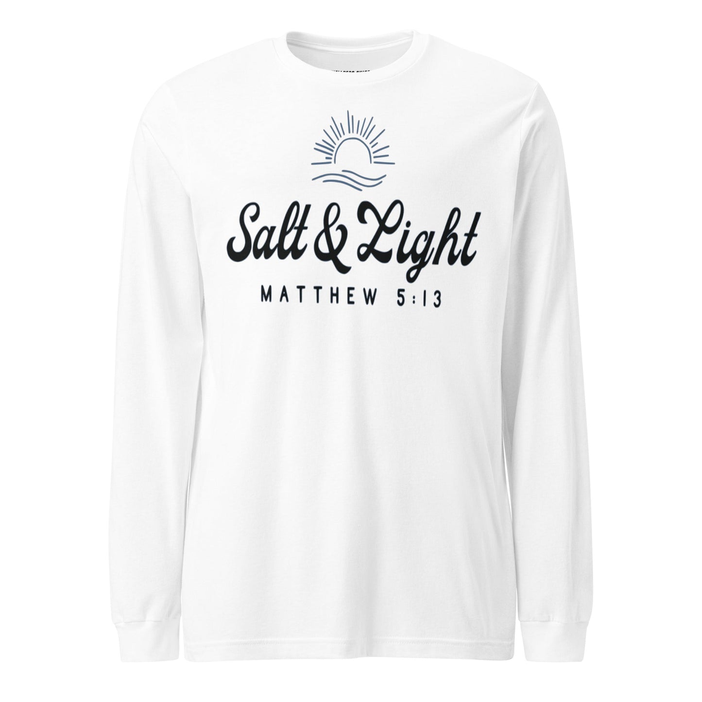 Salt & Light Unisex Long Sleeve Tee - Faith Based Apparel - Wellness Shine - Wellness Shine