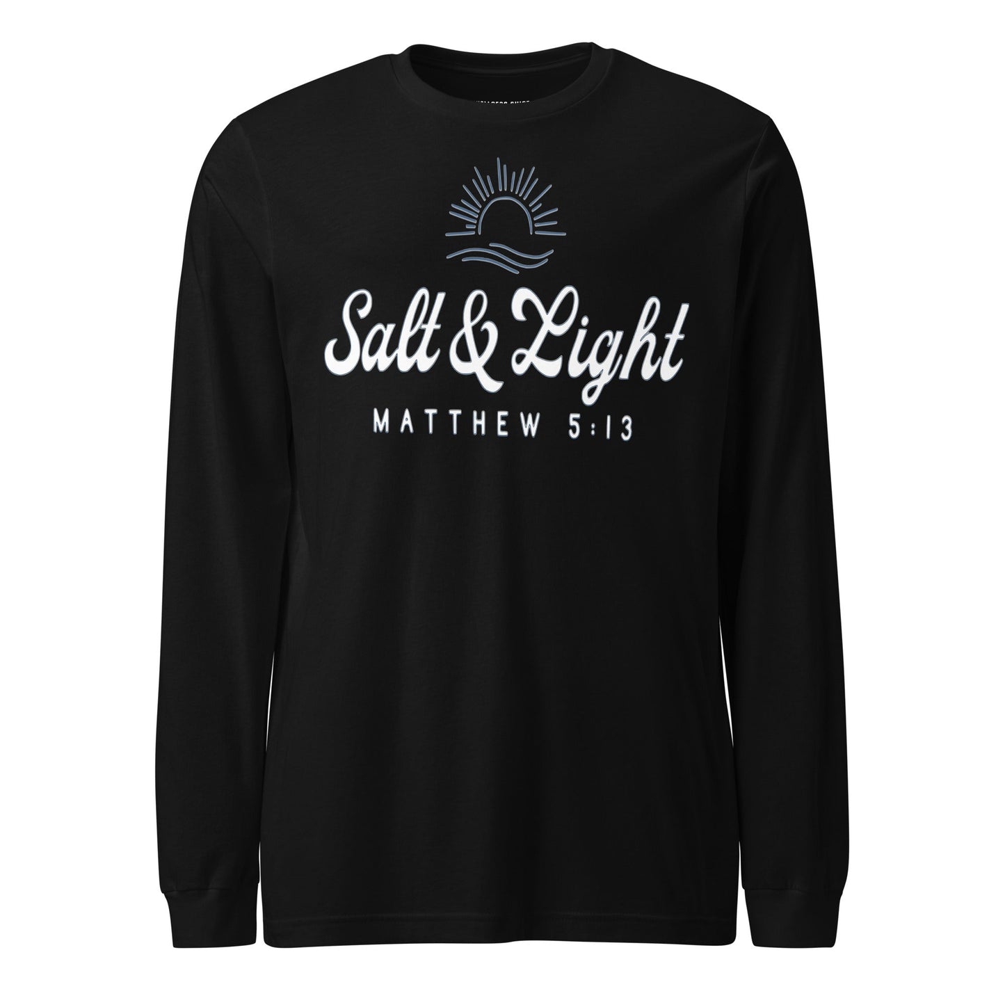 Salt & Light Unisex Long Sleeve Tee - Faith Based Apparel - Wellness Shine - Wellness Shine