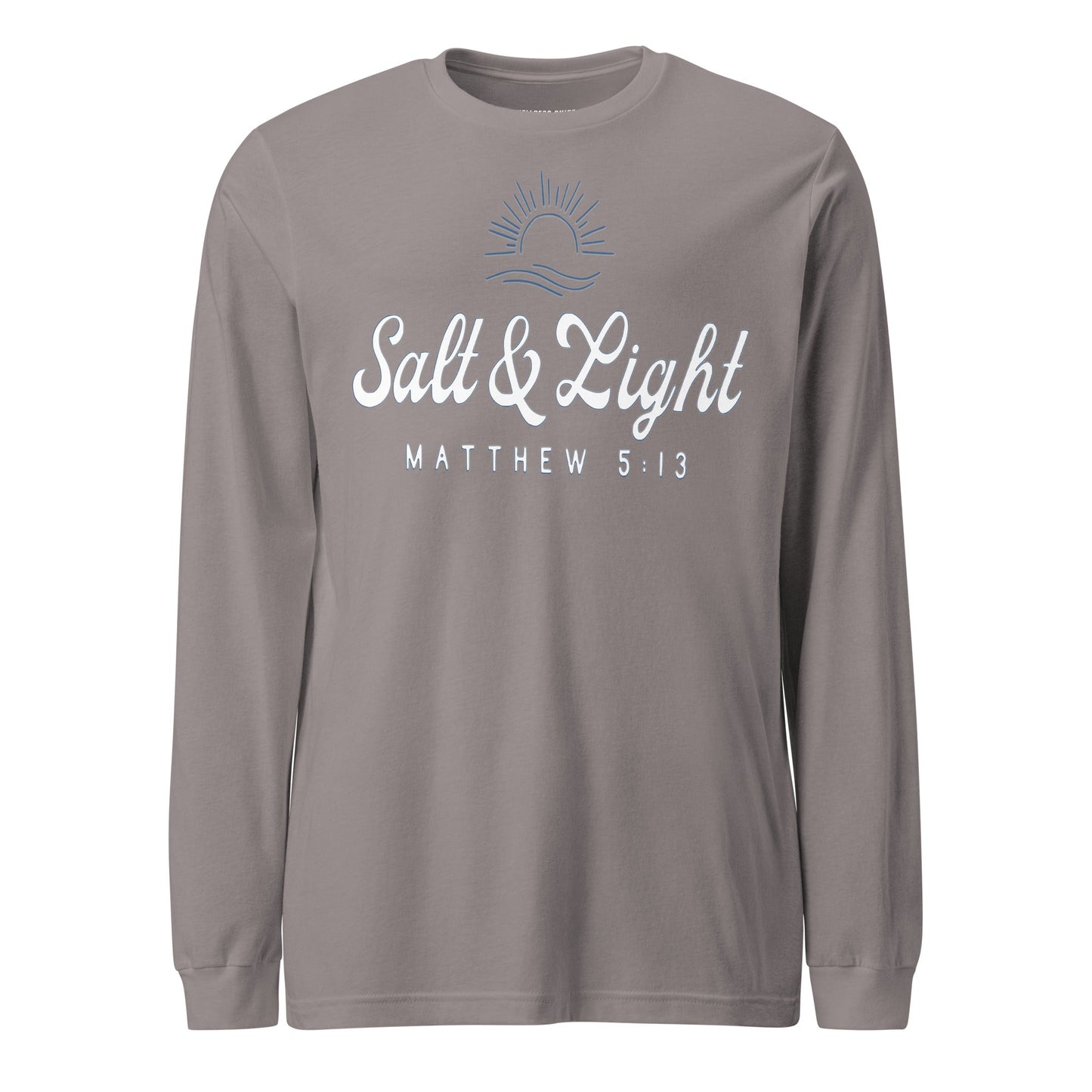 Salt & Light Unisex Long Sleeve Tee - Faith Based Apparel - Wellness Shine - Wellness Shine