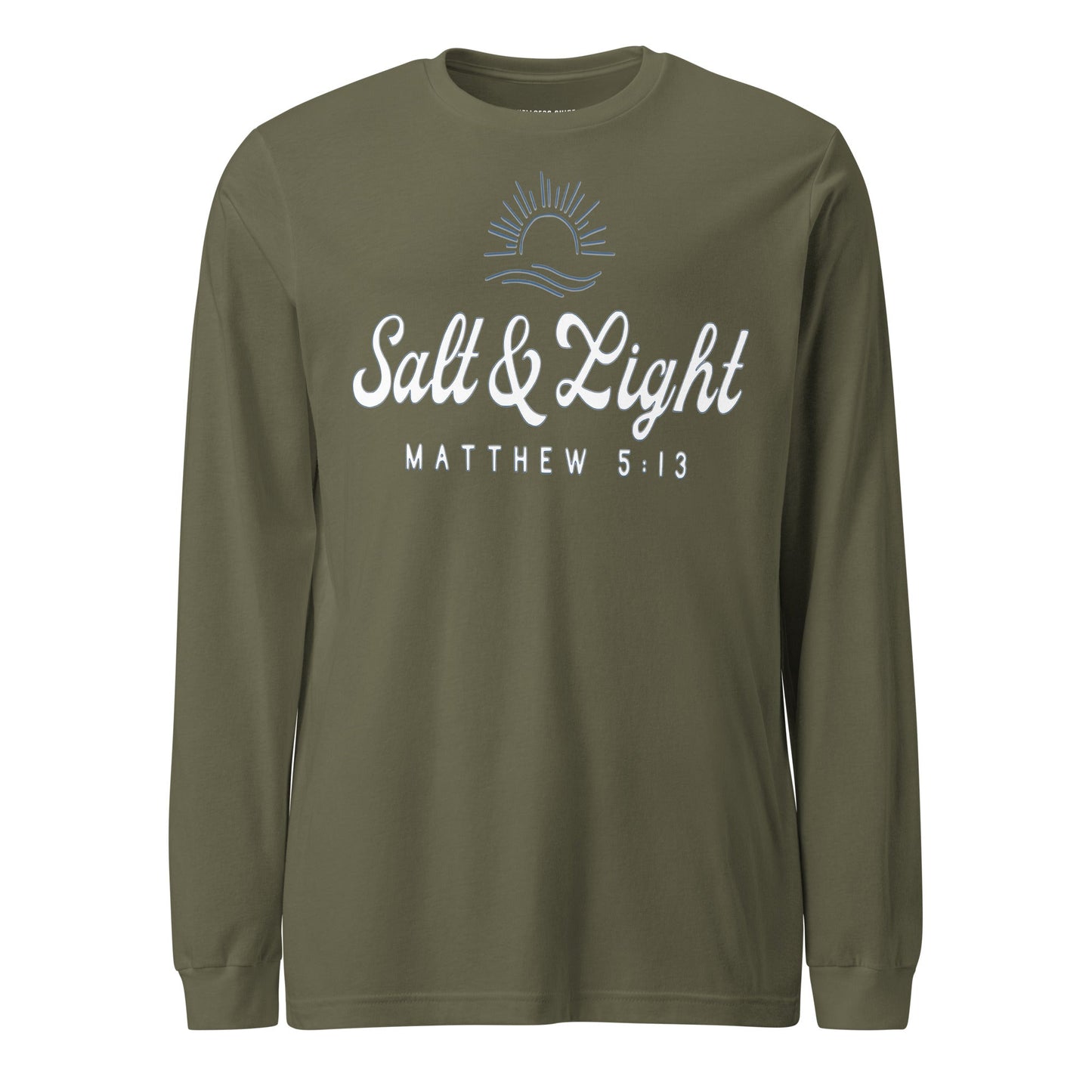 Salt & Light Unisex Long Sleeve Tee - Faith Based Apparel - Wellness Shine - Wellness Shine