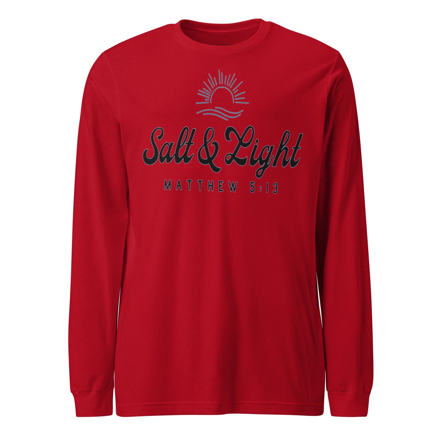 Salt & Light Unisex Long Sleeve Tee - Faith Based Apparel - Wellness Shine - Wellness Shine