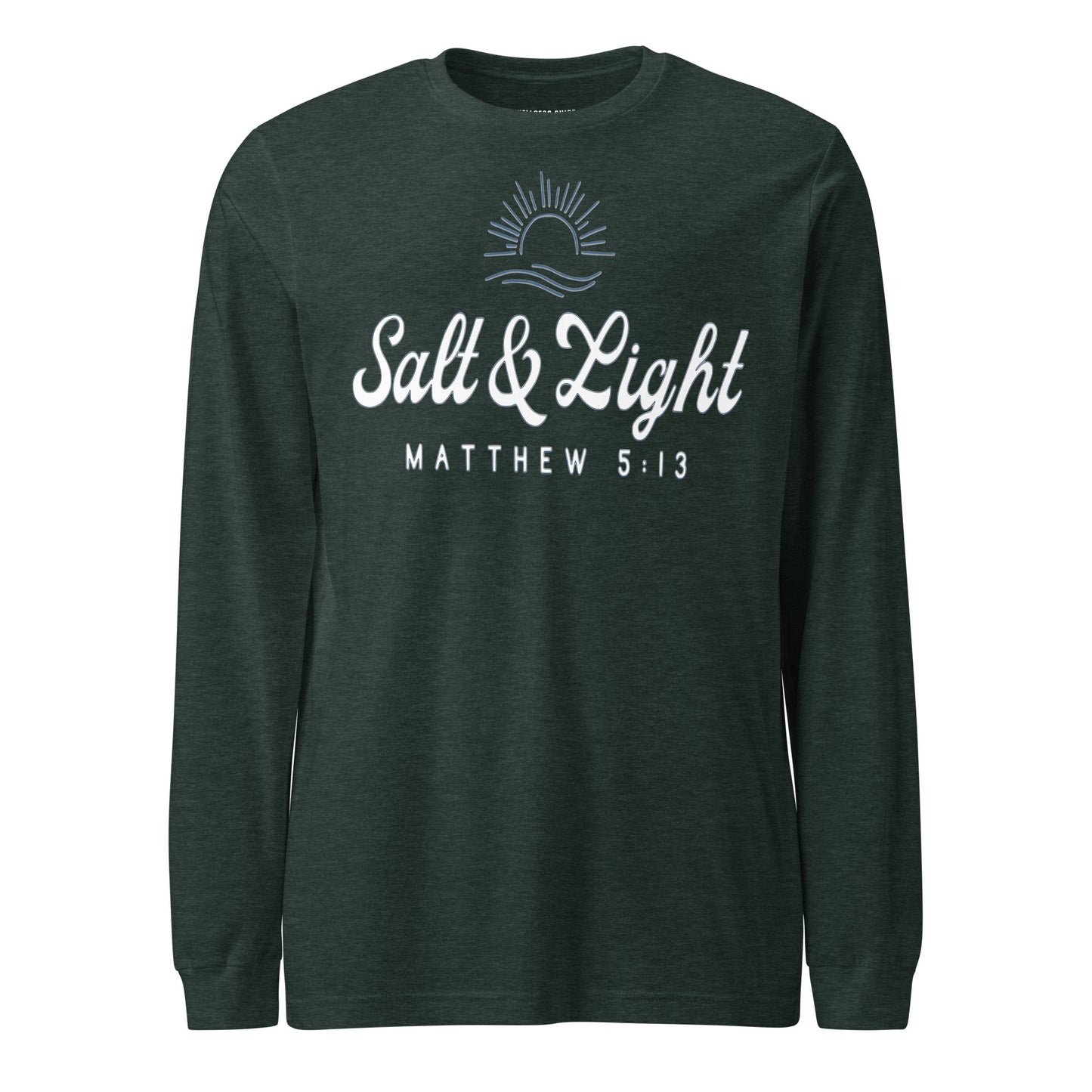 Salt & Light Unisex Long Sleeve Tee - Faith Based Apparel - Wellness Shine - Wellness Shine