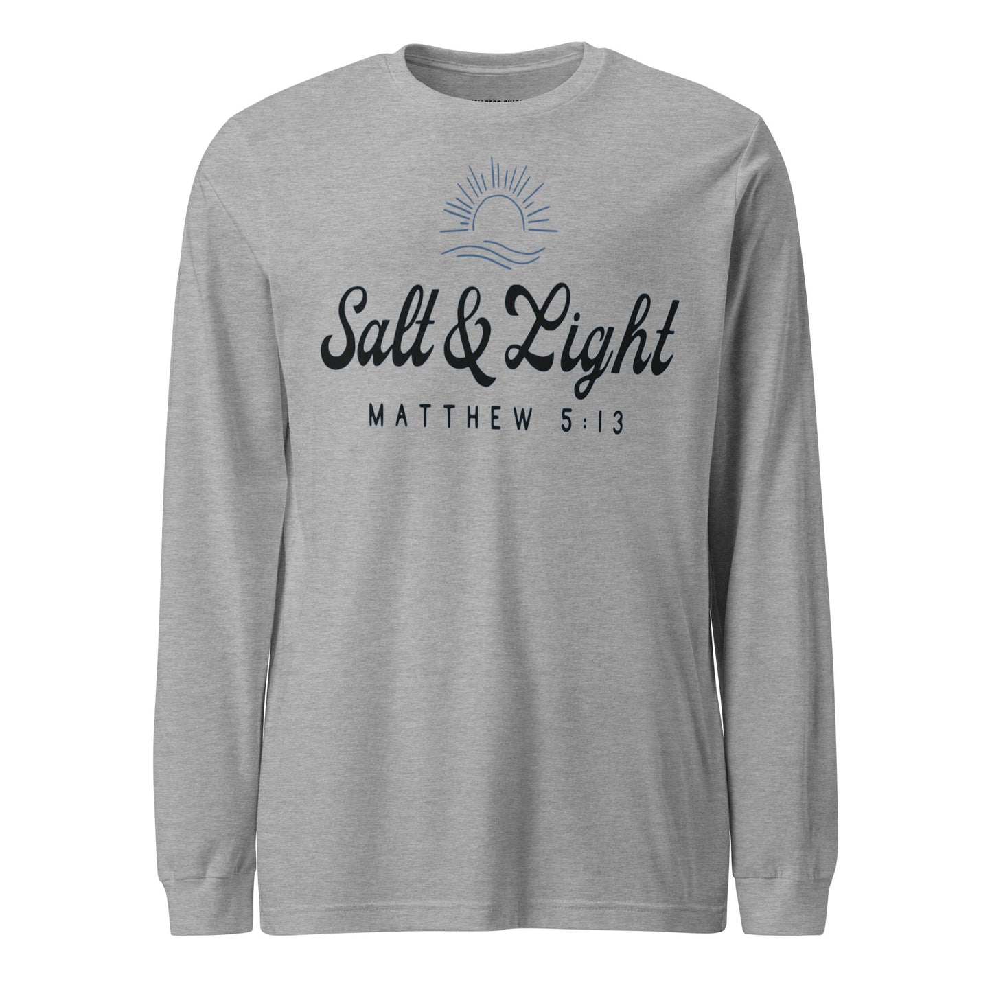 Salt & Light Unisex Long Sleeve Tee - Faith Based Apparel - Wellness Shine - Wellness Shine