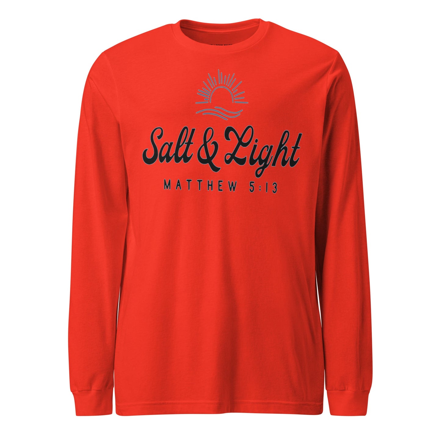 Salt & Light Unisex Long Sleeve Tee - Faith Based Apparel - Wellness Shine - Wellness Shine