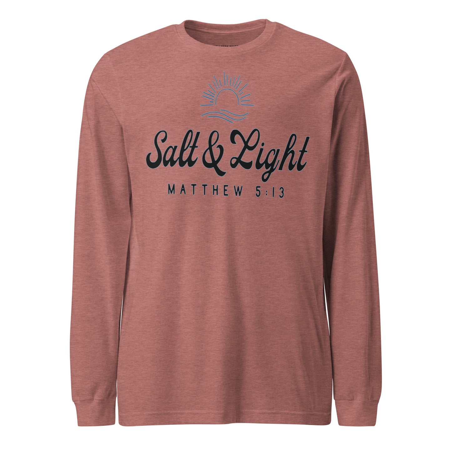 Salt & Light Unisex Long Sleeve Tee - Faith Based Apparel - Wellness Shine - Wellness Shine
