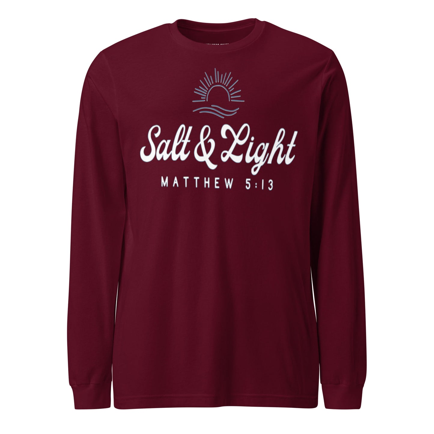 Salt & Light Unisex Long Sleeve Tee - Faith Based Apparel - Wellness Shine - Wellness Shine