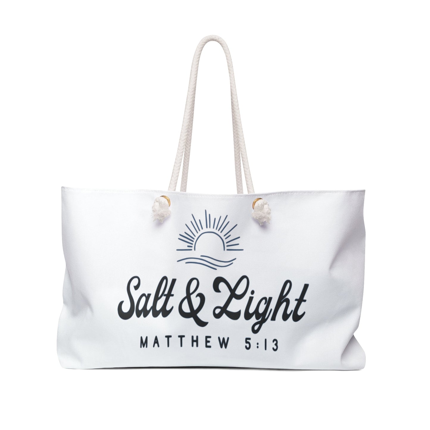Salt & Light Weekender Bag Christian Accessory - Wellness Shine