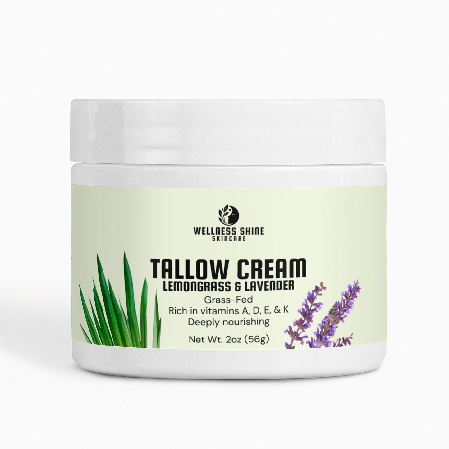 Tallow Cream Lemongrass & Lavender - Wellness Shine