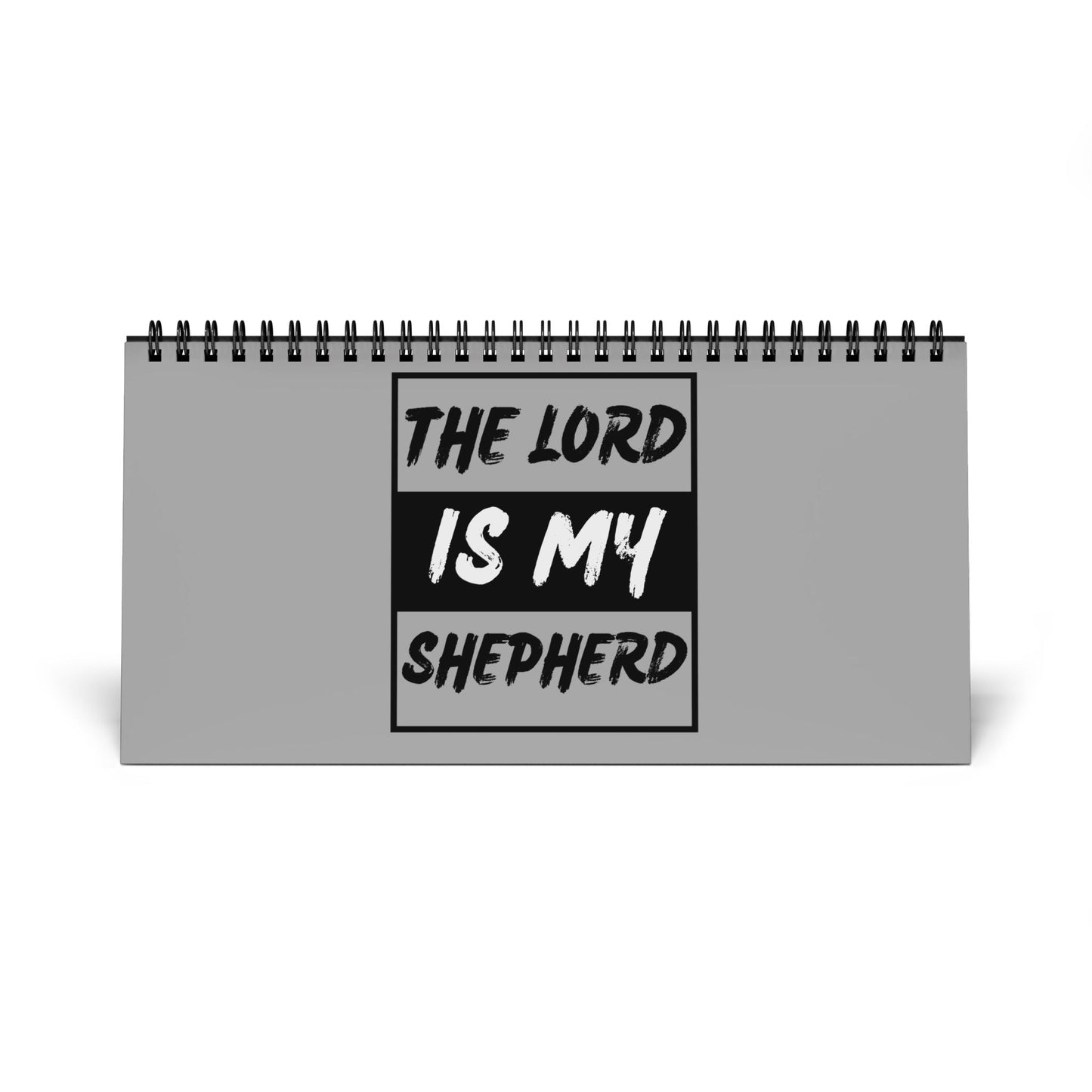 The Lord Is My Shepherd Desktop Calendar (2025 Grid) - Wellness Shine