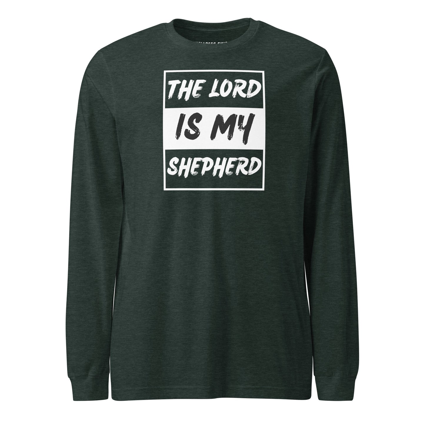 The Lord Is My Shepherd Unisex Long Sleeve Tee - Faith Based Apparel - Wellness Shine - Wellness Shine
