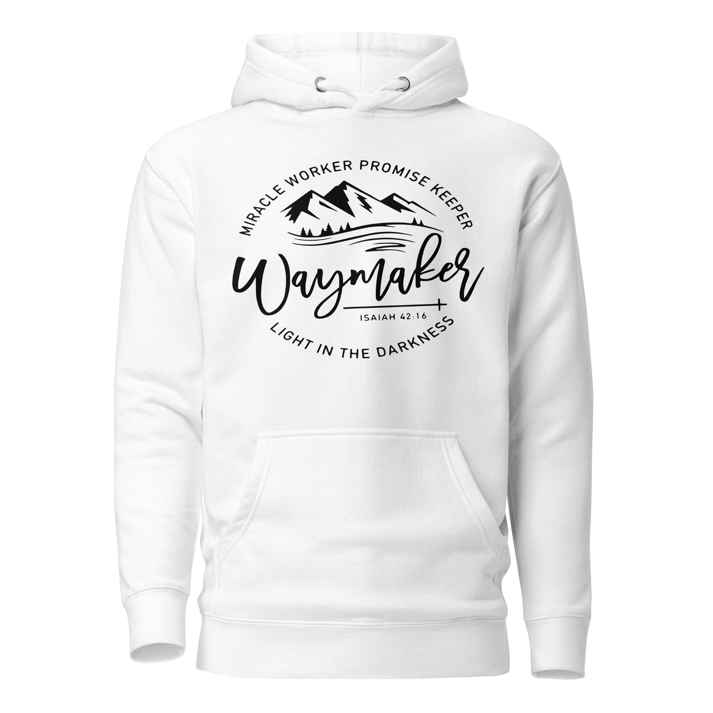 Waymaker Unisex Hoodie - Faith Based Apparel - Wellness Shine - Wellness Shine