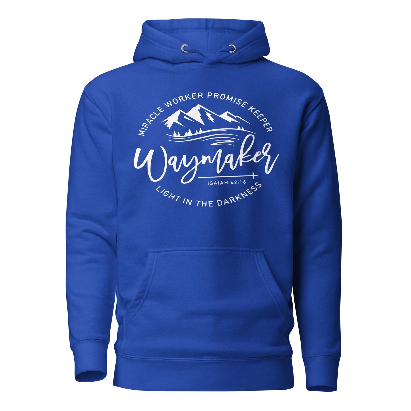 Waymaker Unisex Hoodie - Faith Based Apparel - Wellness Shine - Wellness Shine