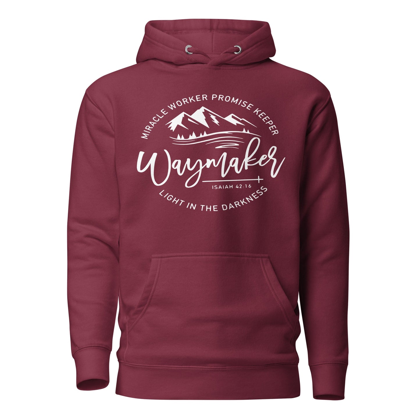 Waymaker Unisex Hoodie - Faith Based Apparel - Wellness Shine - Wellness Shine