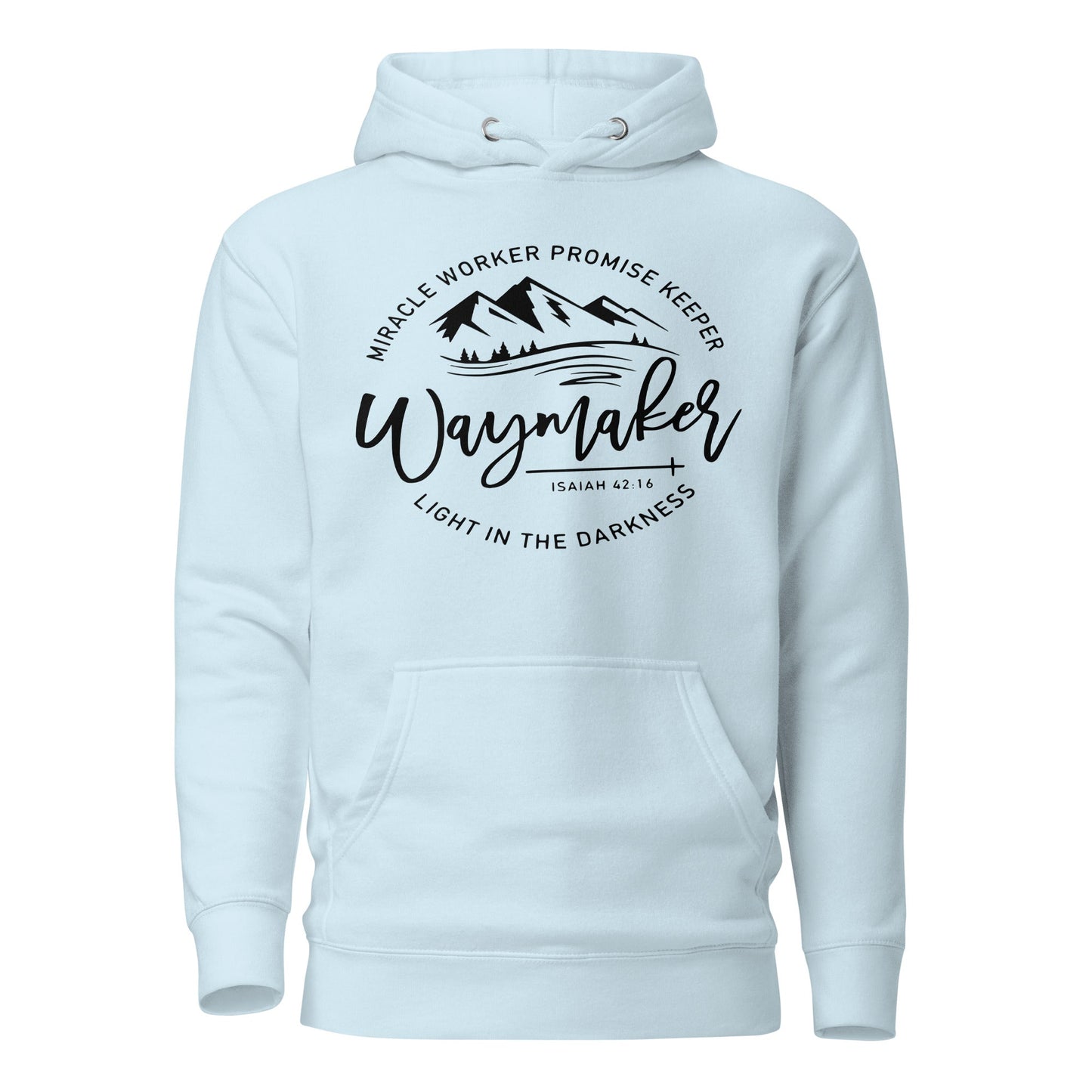 Waymaker Unisex Hoodie - Faith Based Apparel - Wellness Shine - Wellness Shine