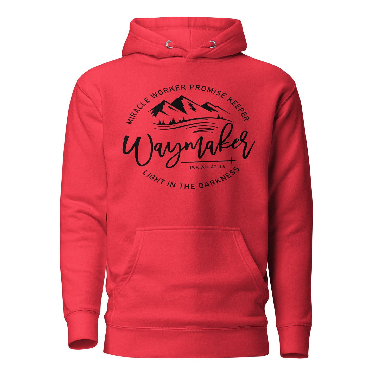 Waymaker Unisex Hoodie - Faith Based Apparel - Wellness Shine - Wellness Shine
