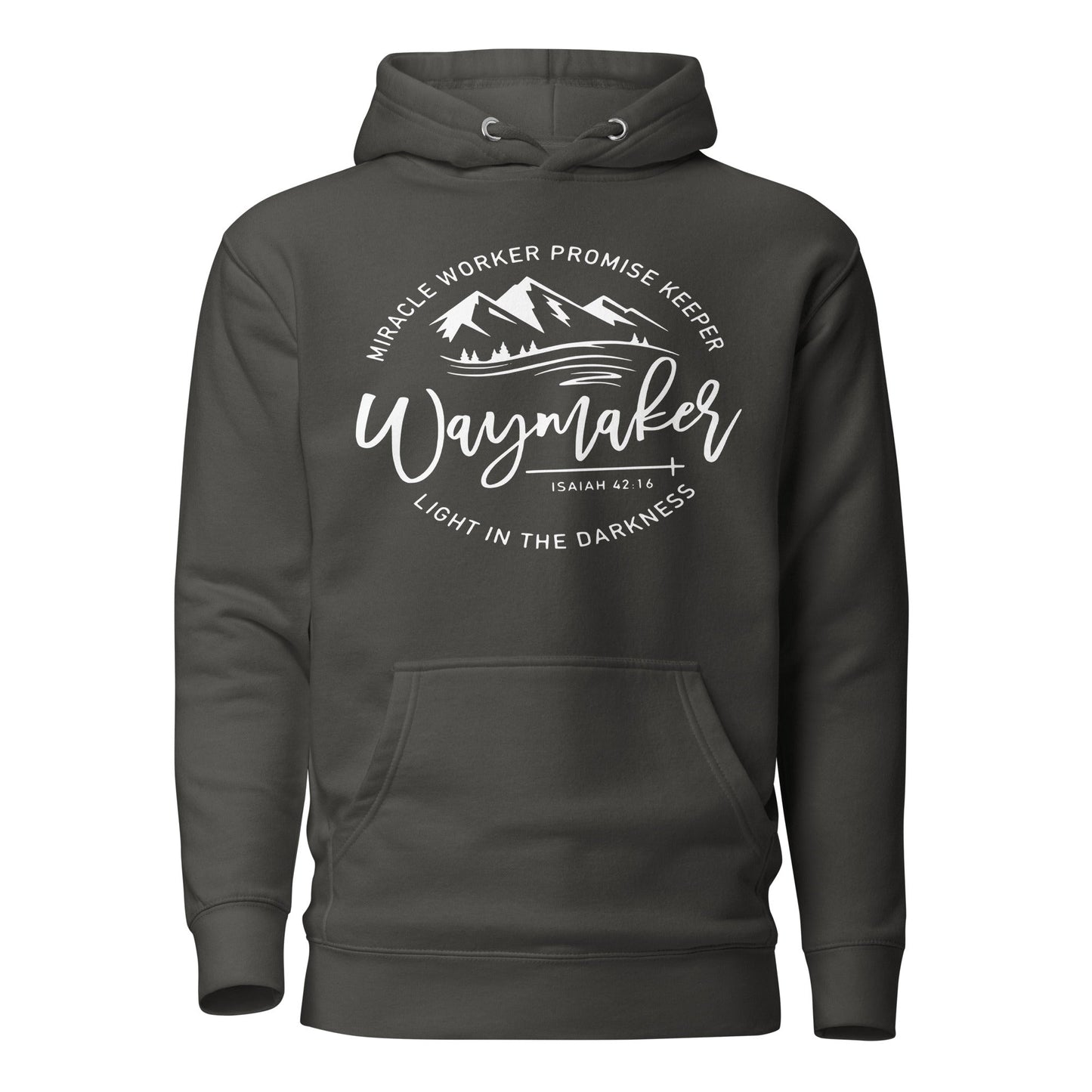 Waymaker Unisex Hoodie - Faith Based Apparel - Wellness Shine - Wellness Shine