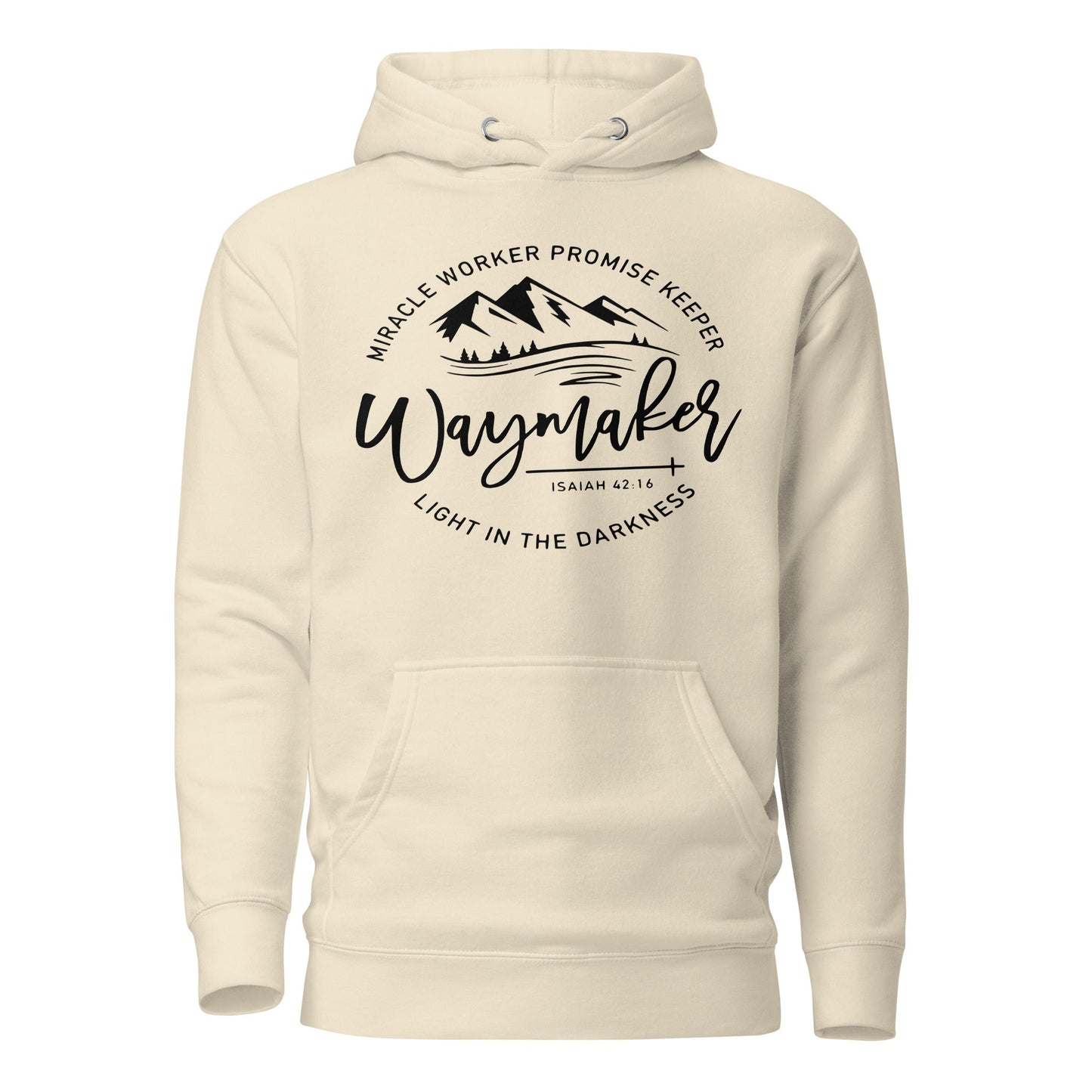 Waymaker Unisex Hoodie - Faith Based Apparel - Wellness Shine - Wellness Shine