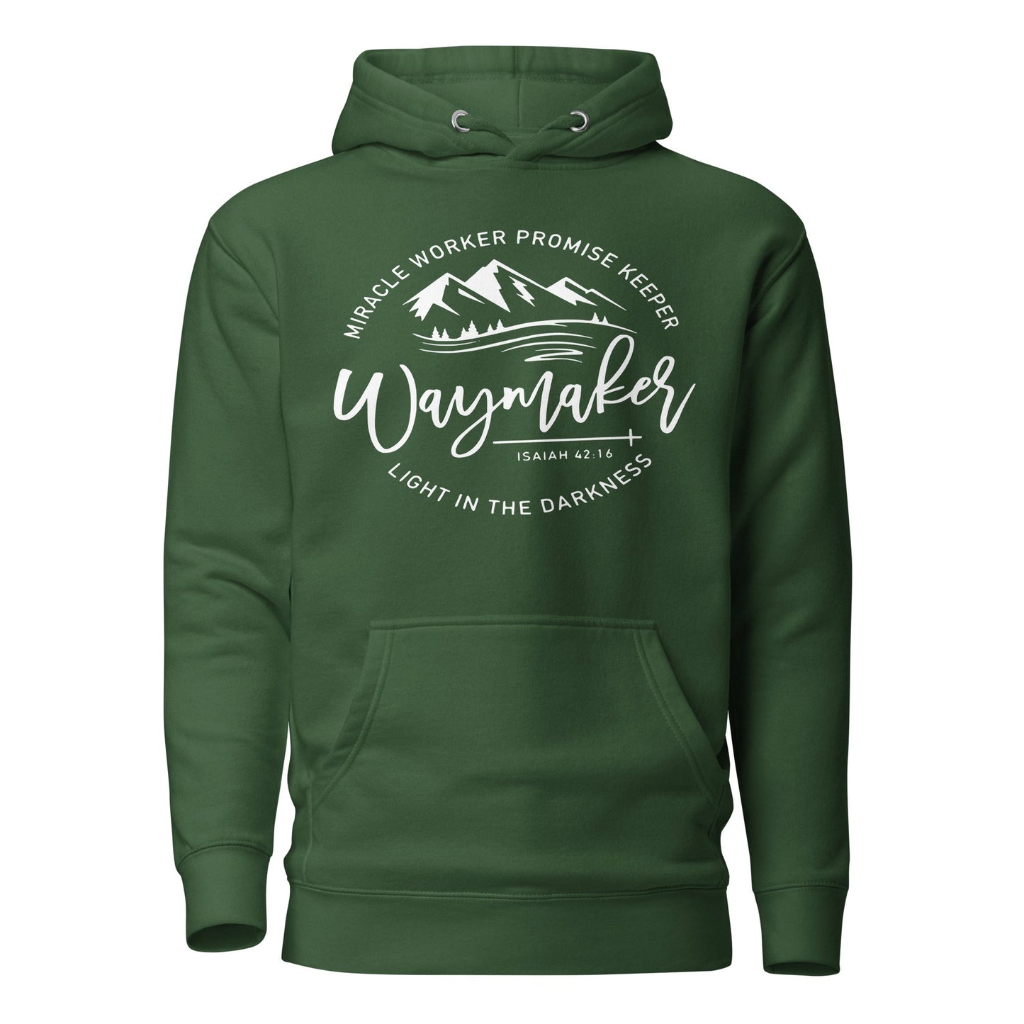 Waymaker Unisex Hoodie - Faith Based Apparel - Wellness Shine - Wellness Shine