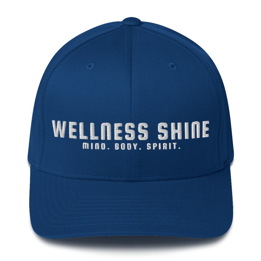 Wellness Shine Brand Embroidered Fitted Hat - Wellness Shine