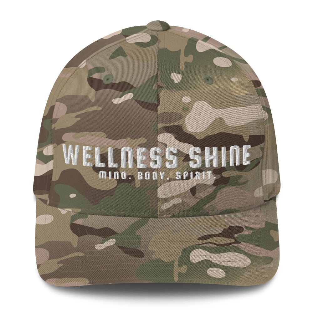 Wellness Shine Brand Embroidered Fitted Hat - Wellness Shine