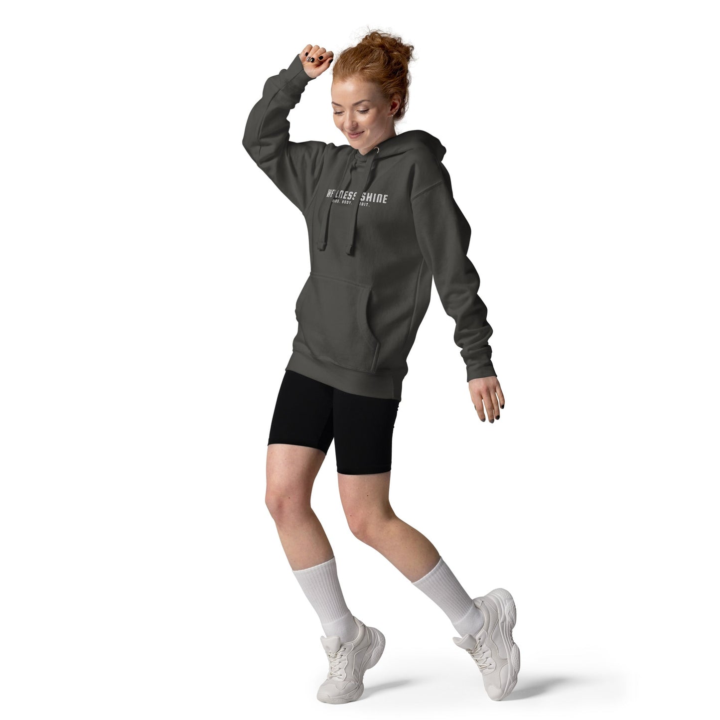 Wellness Shine Brand Embroidered Unisex Hoodie - Wellness Shine