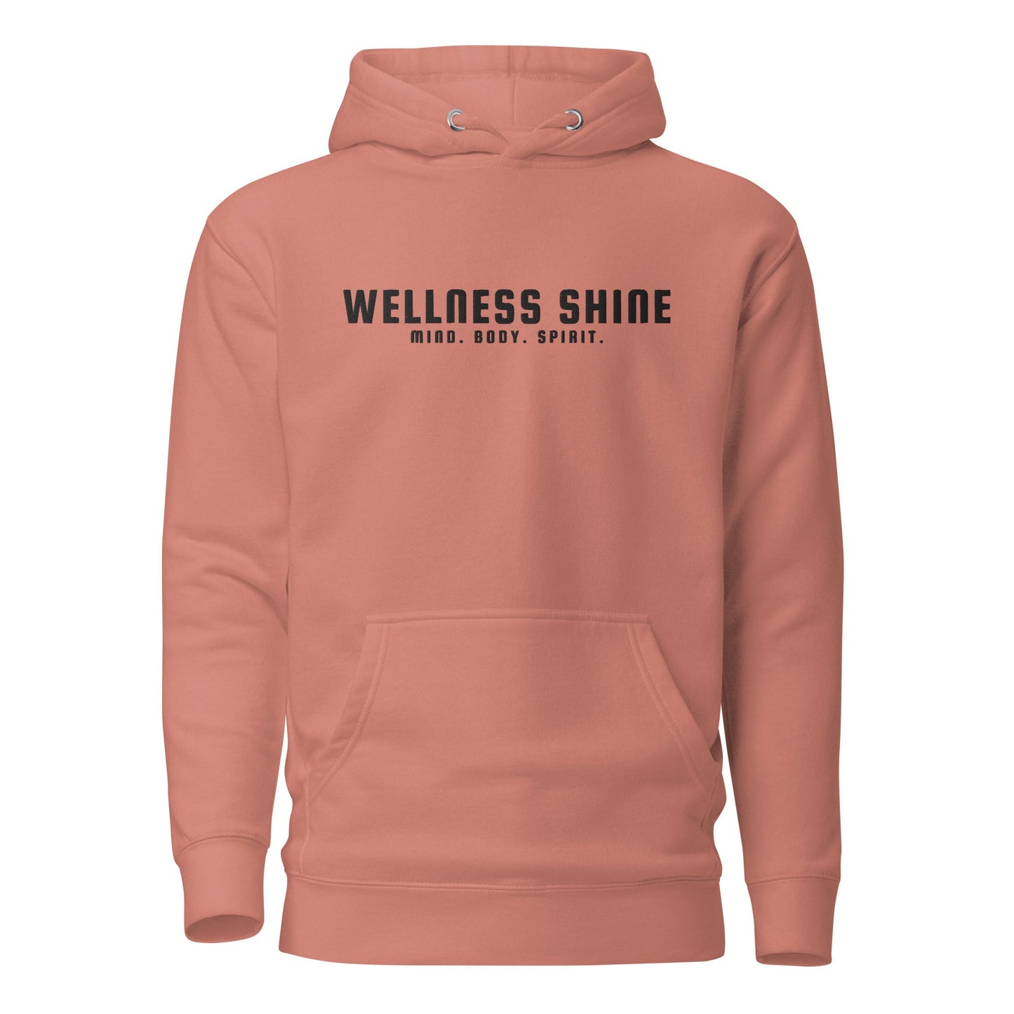 Wellness Shine Brand Embroidered Unisex Hoodie - Wellness Shine