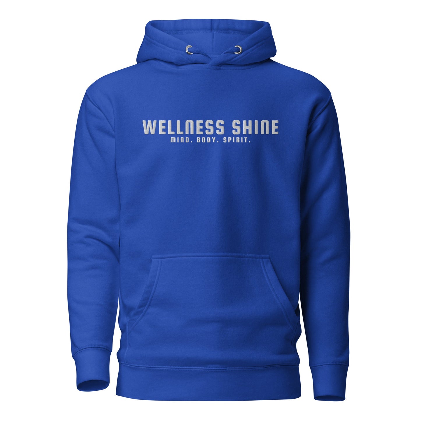 Wellness Shine Brand Embroidered Unisex Hoodie - Wellness Shine