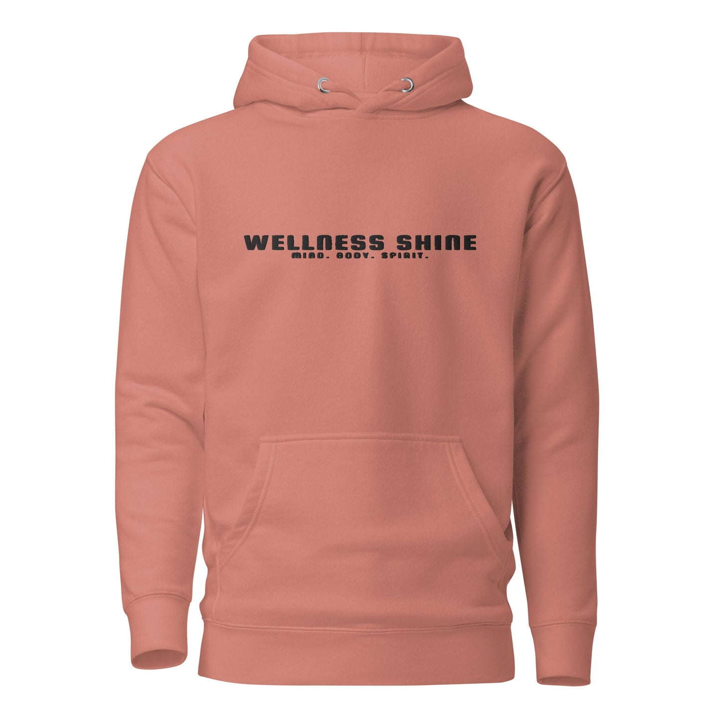 Wellness Shine Brand Embroidered Unisex Hoodie - Wellness Shine