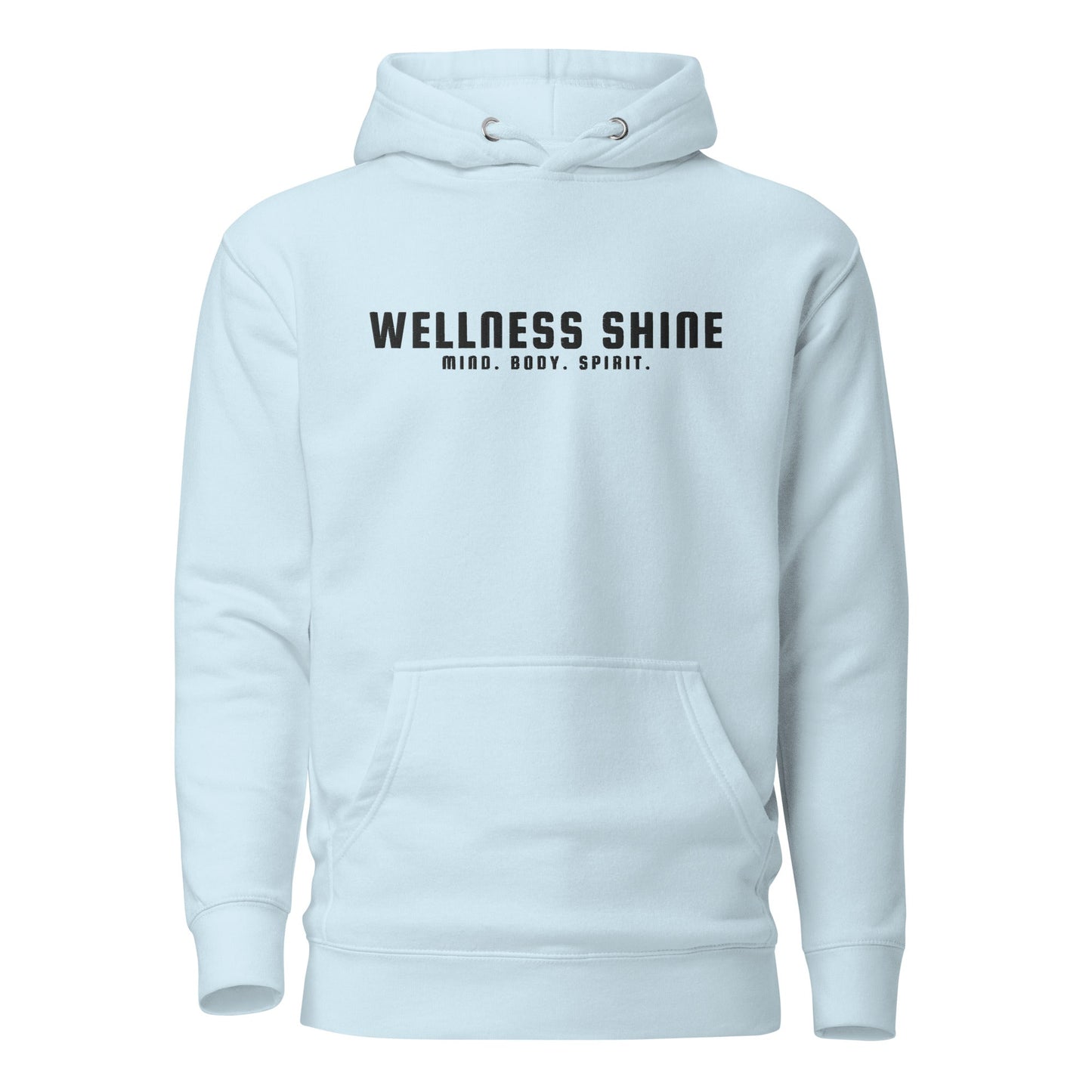 Wellness Shine Brand Embroidered Unisex Hoodie - Wellness Shine