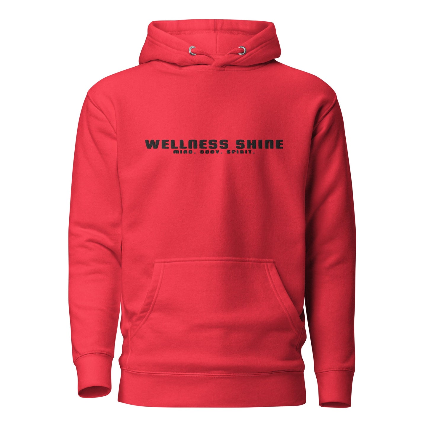 Wellness Shine Brand Embroidered Unisex Hoodie - Wellness Shine