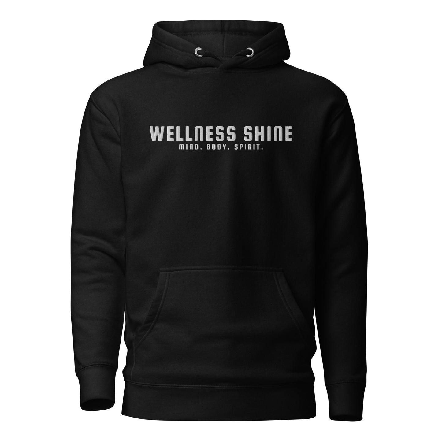 Wellness Shine Brand Embroidered Unisex Hoodie - Wellness Shine