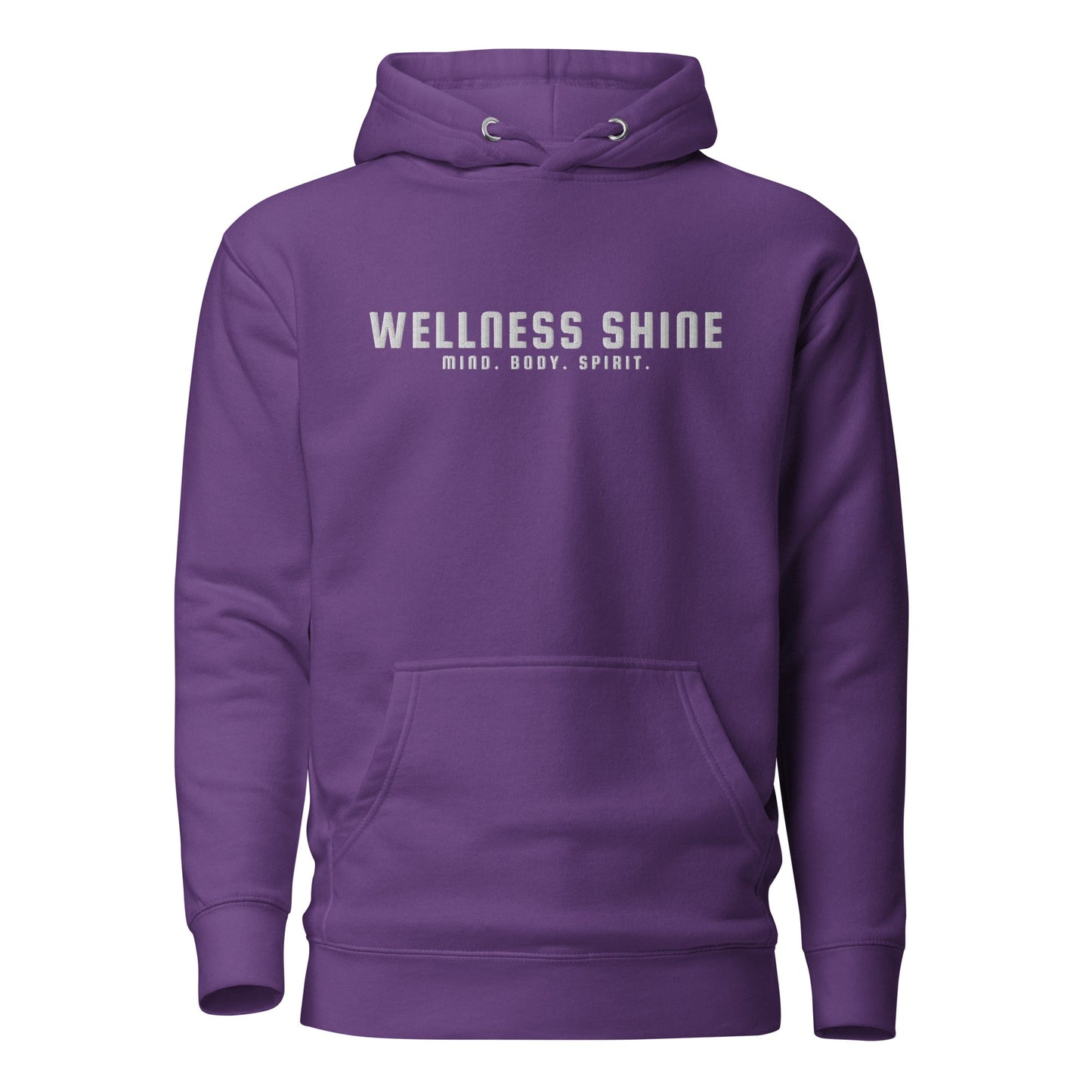 Wellness Shine Brand Embroidered Unisex Hoodie - Wellness Shine